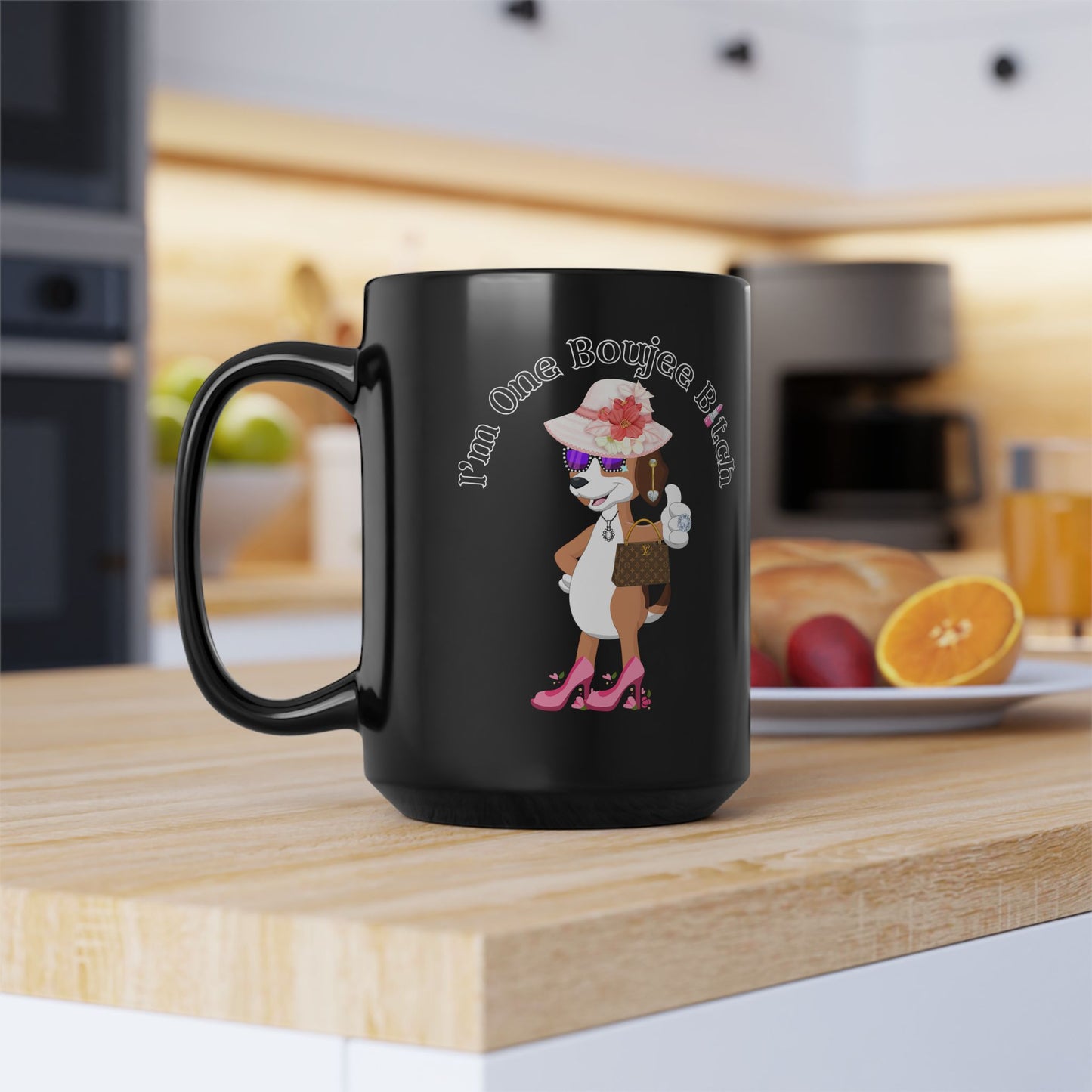 One Boujee Bitch - Mug BLACK 15oz
