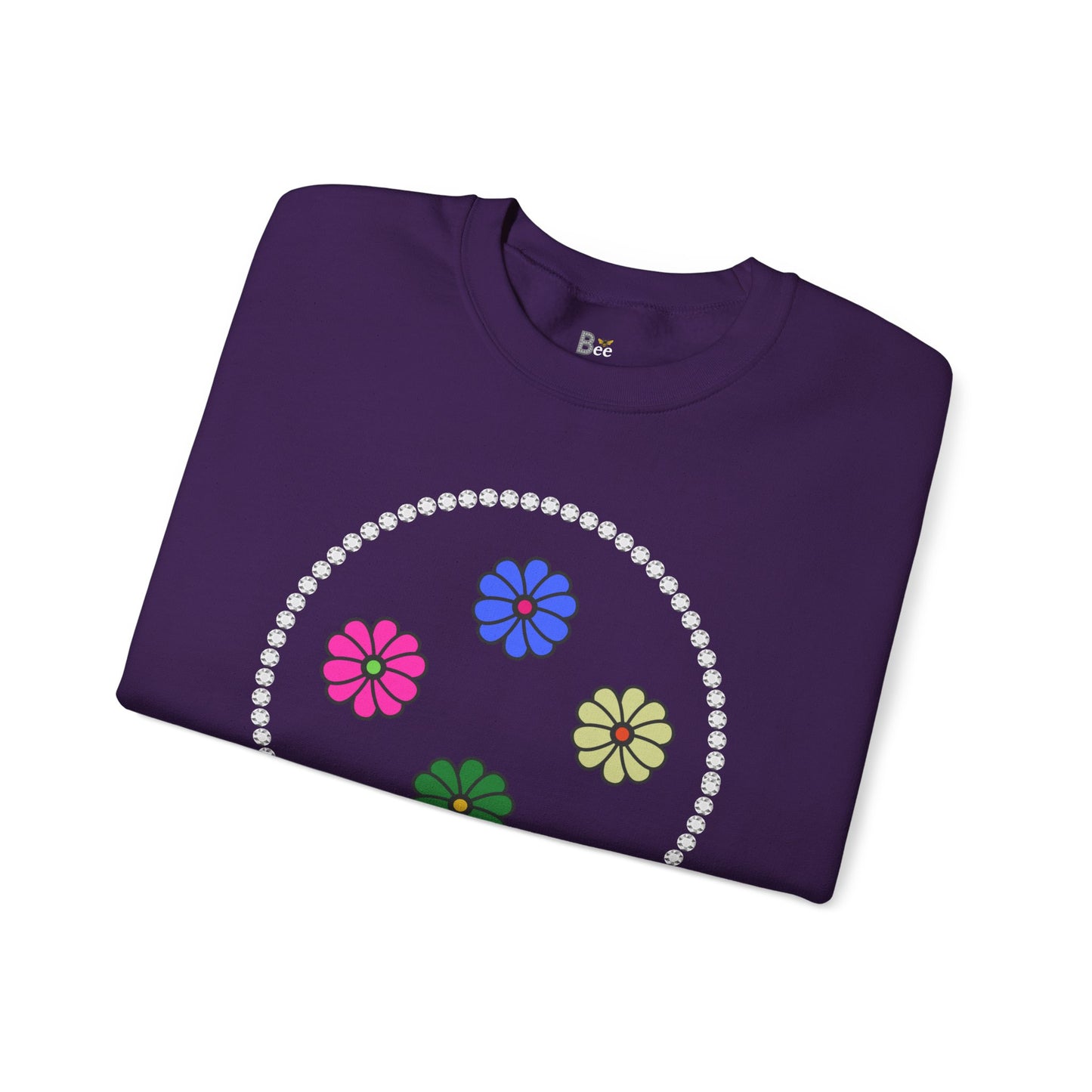 Boujee Mini Flowers - Heavy Blend™ Dark Colors Crewneck Sweatshirt