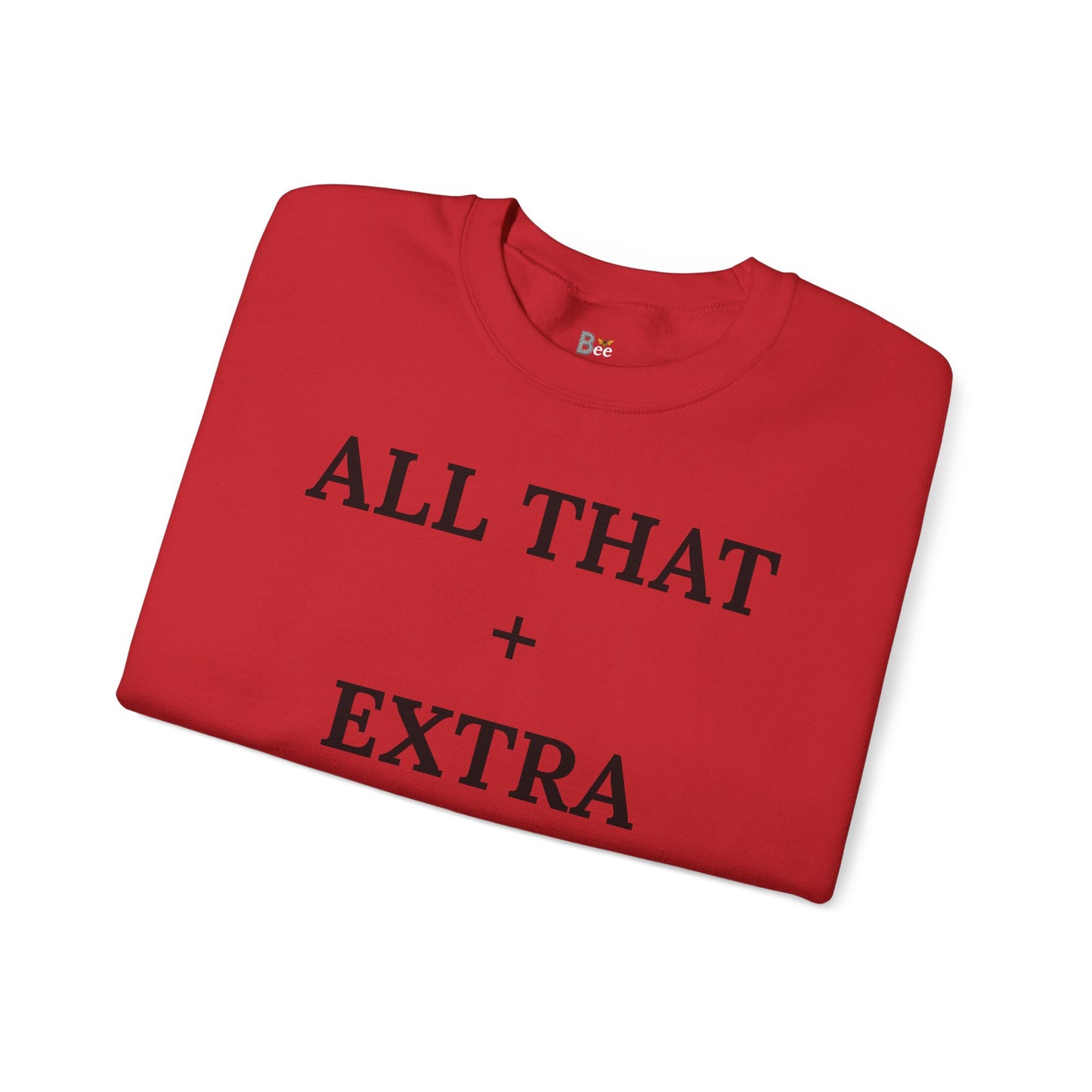 All That + Extra = Boujee - Heavy Blend™ Light Colors Crewneck Sweatshirt