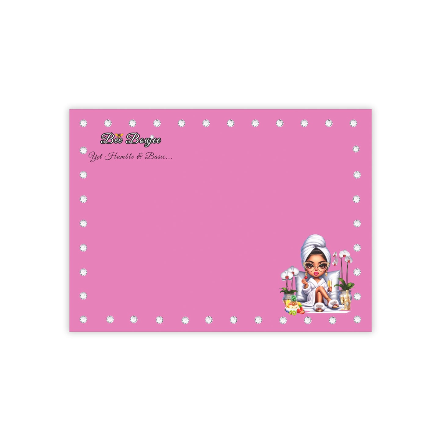 Bee Boujee DIAMONDS Spa - Post-it® Note Pads 8x6