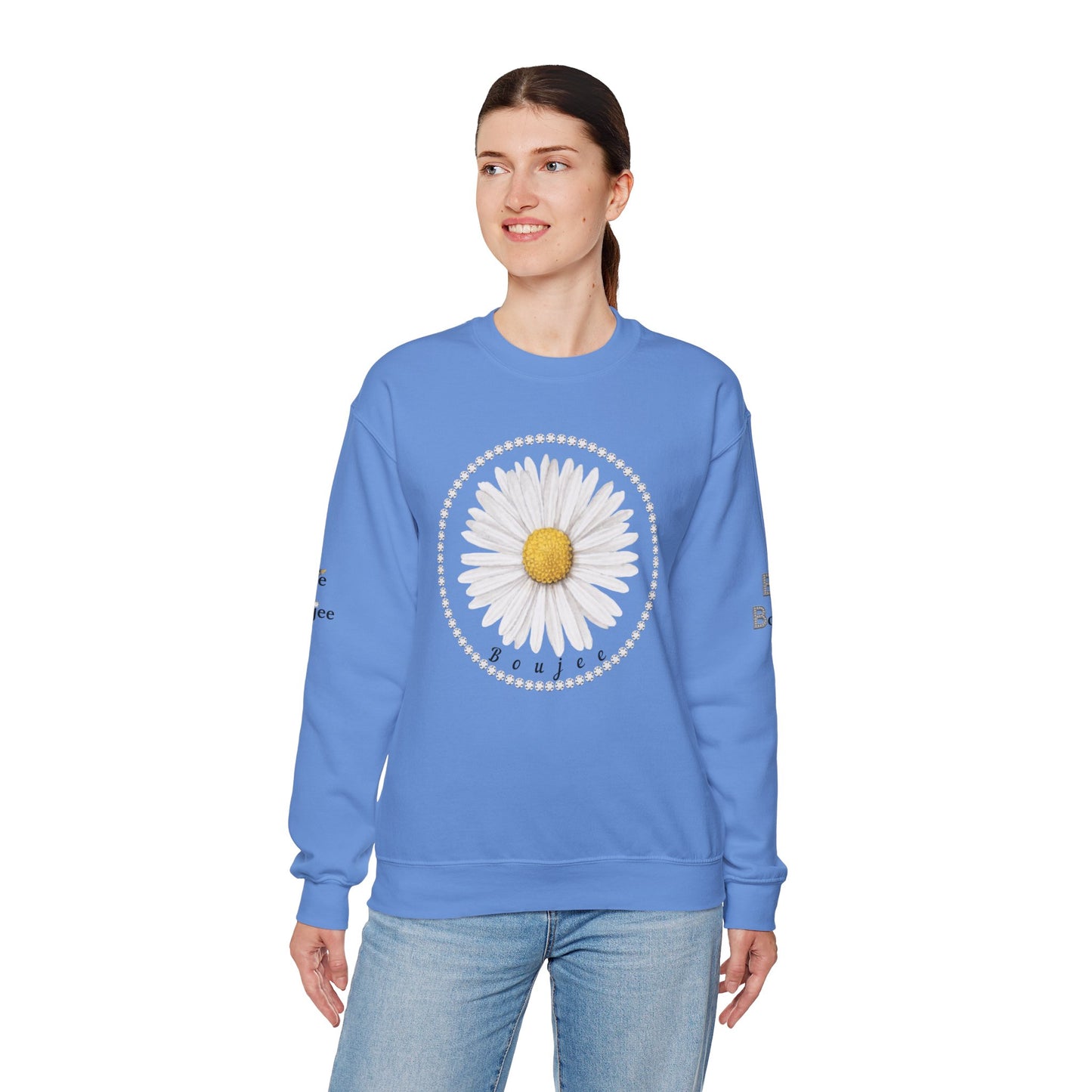 Boujee Daisy - Heavy Blend™ Light Colors Crewneck Sweatshirt