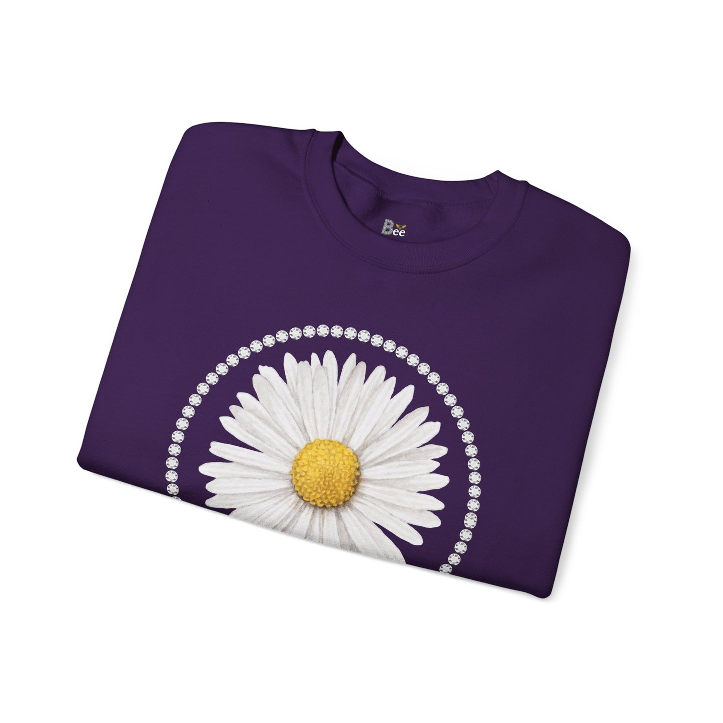 Boujee Daisy - Heavy Blend™ Dark Colors Crewneck Sweatshirt