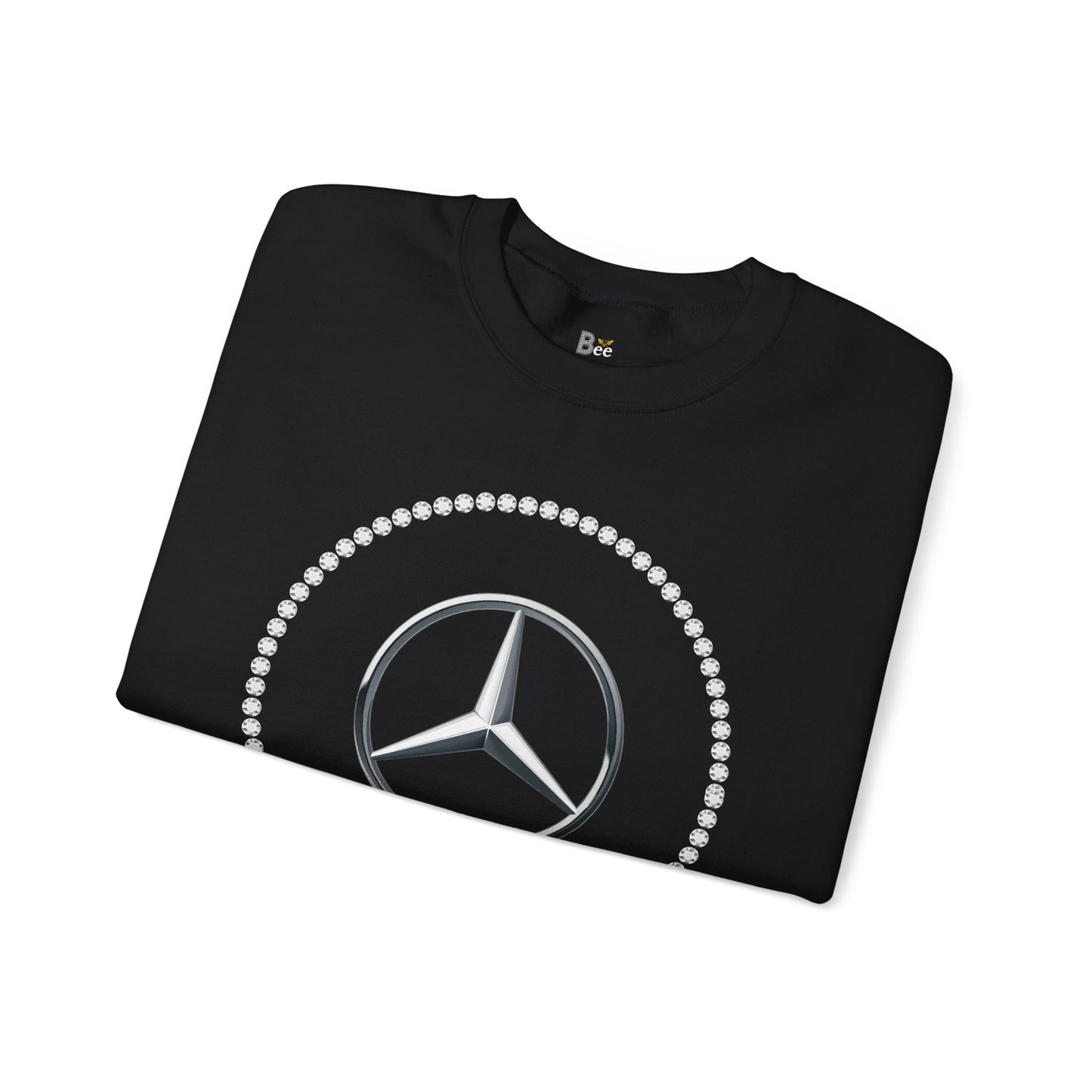 Boujee Benz Emblem - Heavy Blend™ Dark Colors Crewneck Sweatshirt