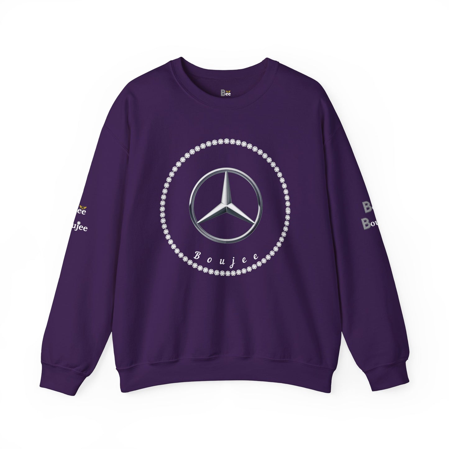 Boujee Benz Emblem - Heavy Blend™ Dark Colors Crewneck Sweatshirt