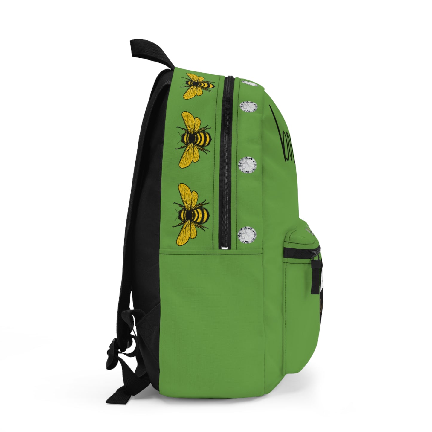 Boujee Baby DIAMONDS - Backpack GREEN
