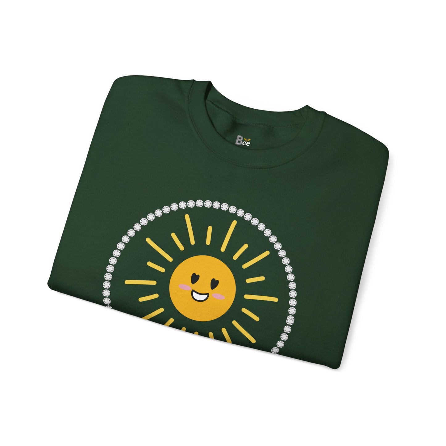 Boujee Golden Sunshine - Heavy Blend™ Dark Colors Crewneck Sweatshirt