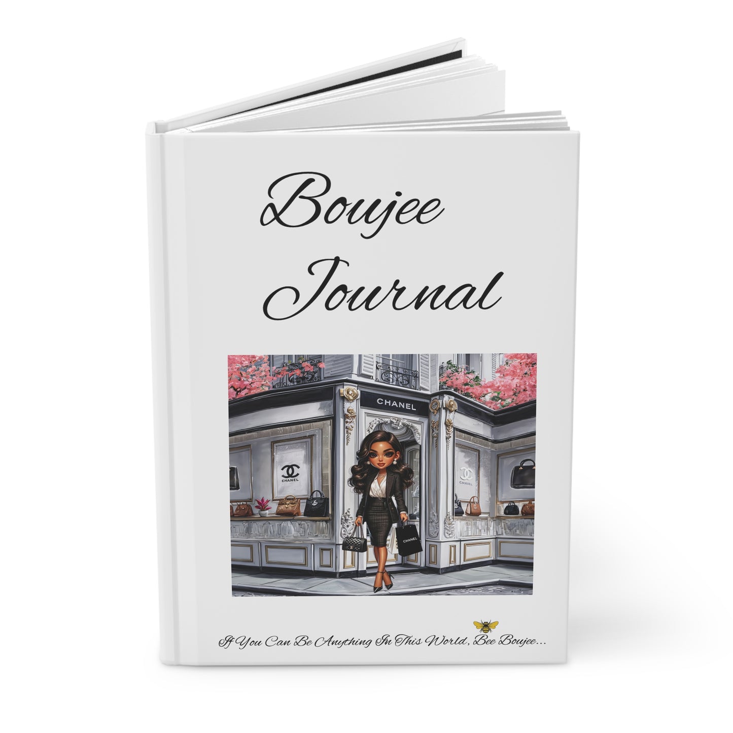 Hardcover Boujee Journal Matte WHITE