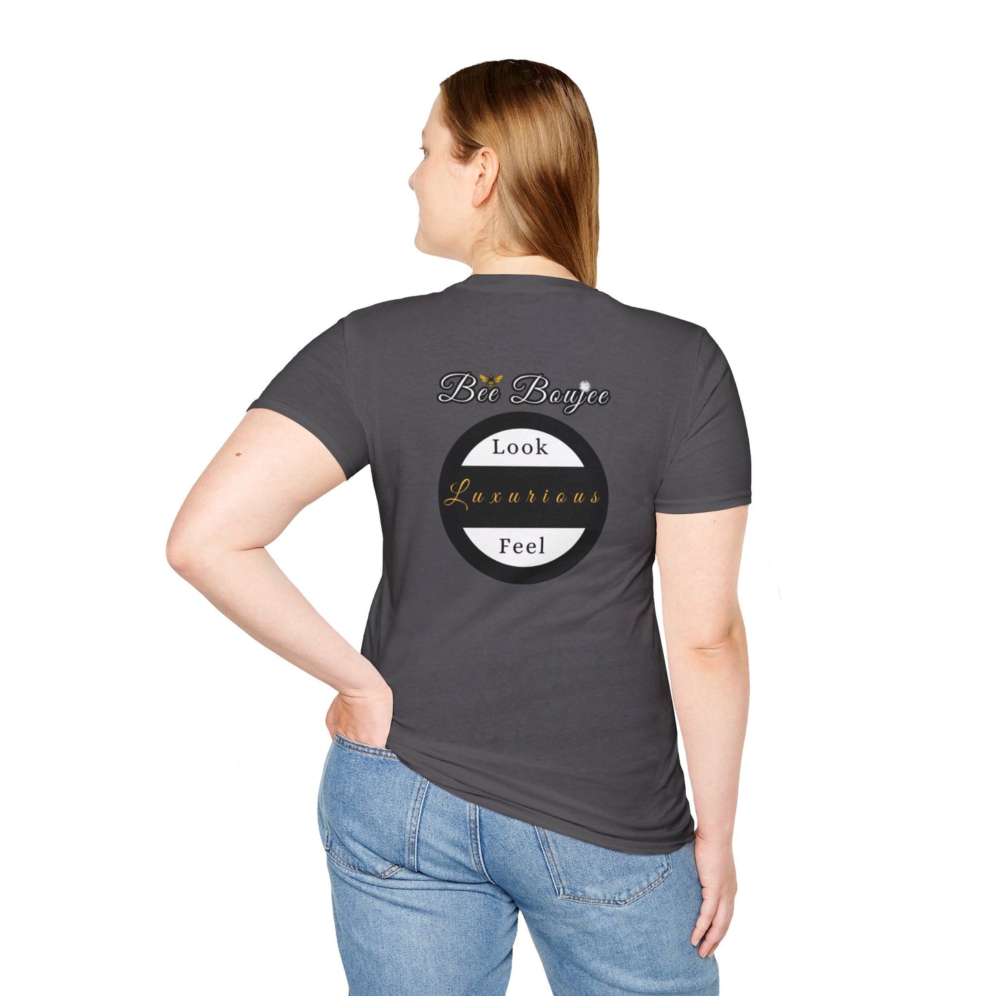 Halloween Booo in Boooujee - Softstyle T-Shirt FAIR SKIN TONE