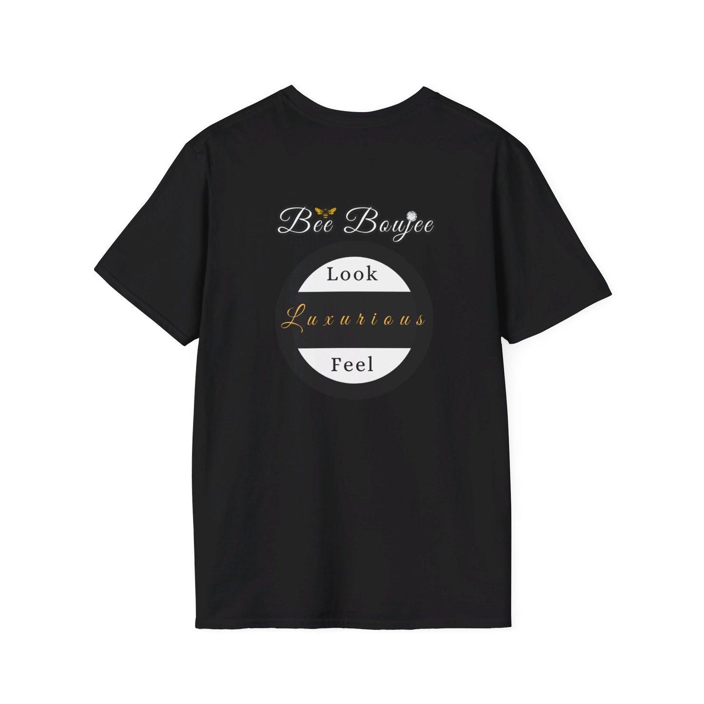 Halloween Booo in Boooujee - Softstyle T-Shirt BROWN SKIN TONE