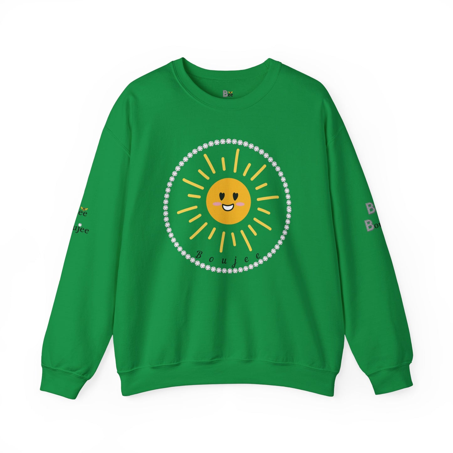 Boujee Golden Sunshine - Heavy Blend™ Light Colors Crewneck Sweatshirt