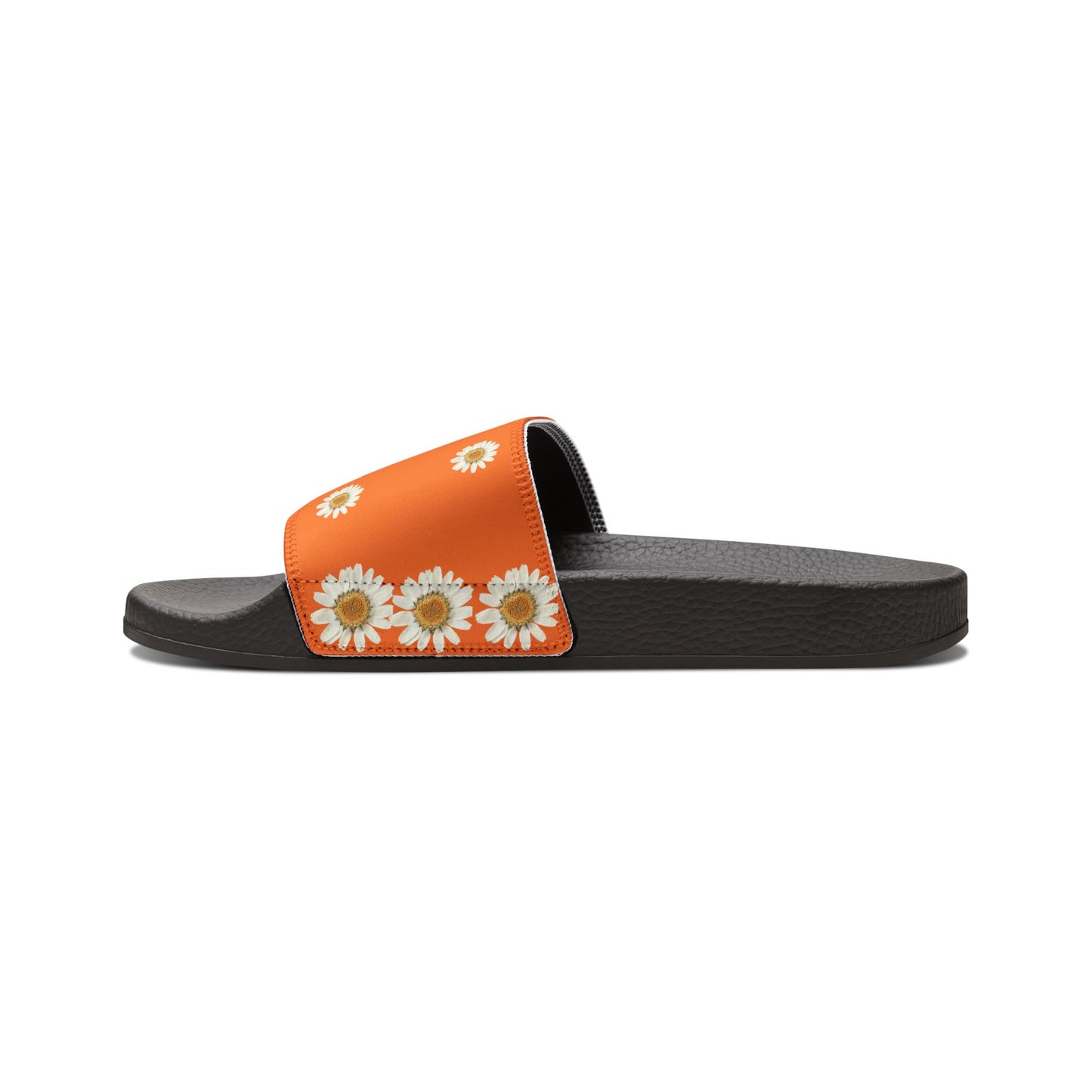 Bee Boujee - ORANGE Flowers Women's Removable-Strap Sandals