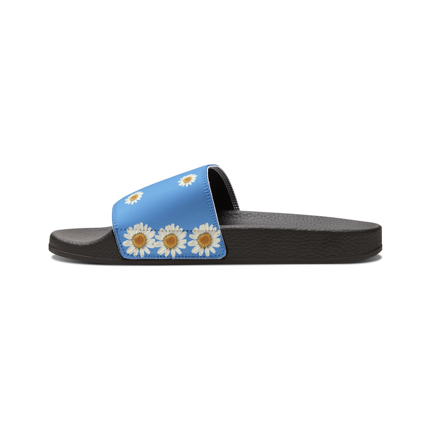 Bee Boujee - LIGHT BLUE Flowers Women's Removable-Strap Sandals
