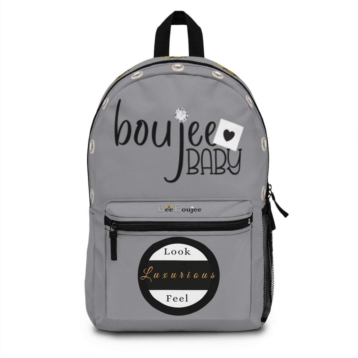 Boujee Baby PEARLS - Backpack GREY