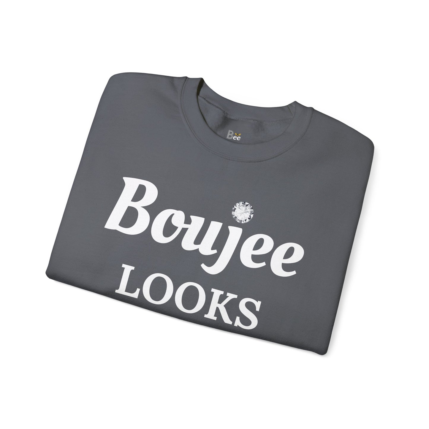 Boujee Looks Good On You - Heavy Blend™ Dark Colors Crewneck Sweatshirt