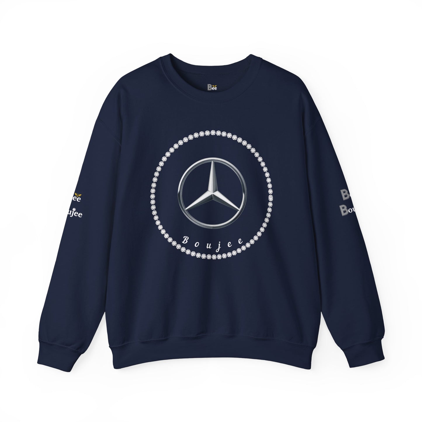 Boujee Benz Emblem - Heavy Blend™ Dark Colors Crewneck Sweatshirt