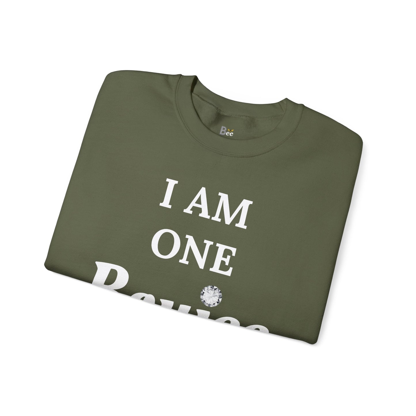 I Am One Boujee Bitch - Heavy Blend™ Dark Colors Crewneck Sweatshirt