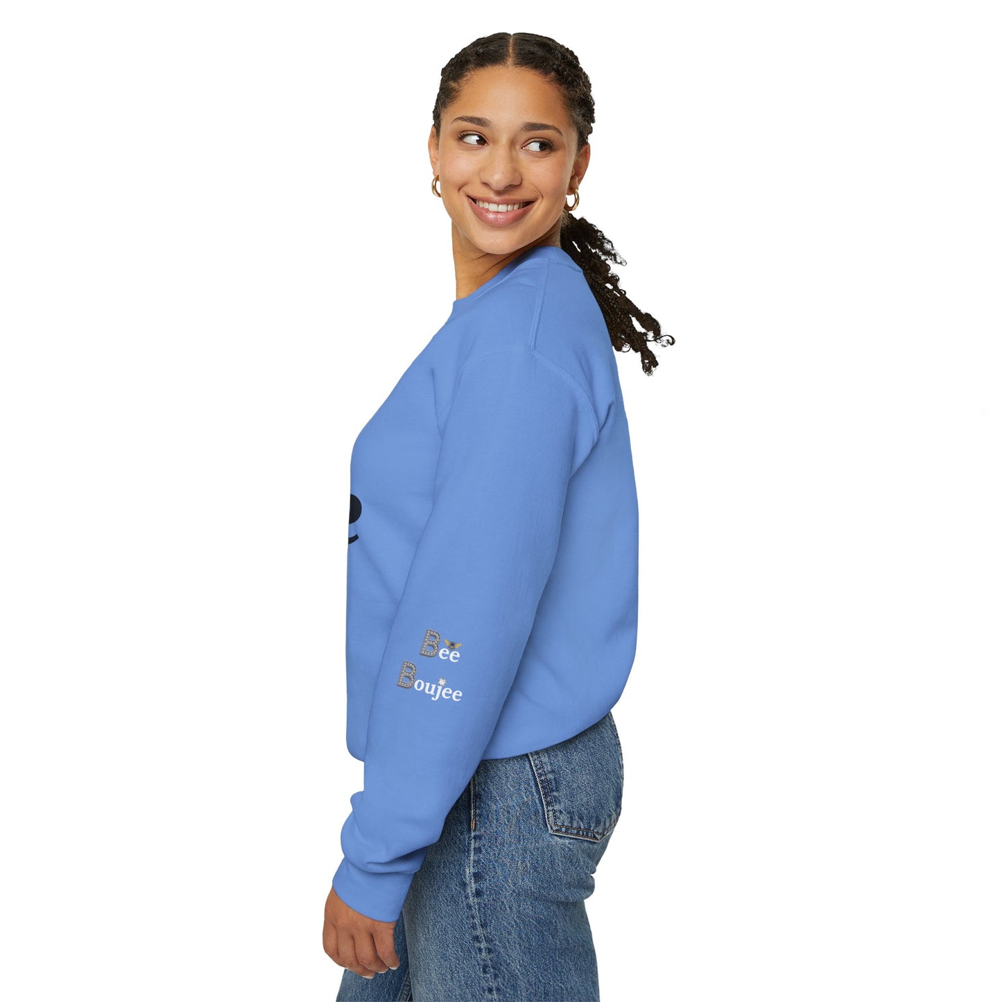 "Beeing" Boujee Ain't Easy- Heavy Blend™ Light Colors Crewneck Sweatshirt