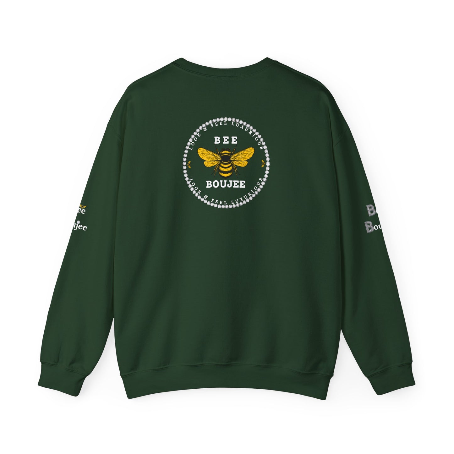 Basic Boujee Blessed - Heavy Blend™ Dark Colors Crewneck Sweatshirt