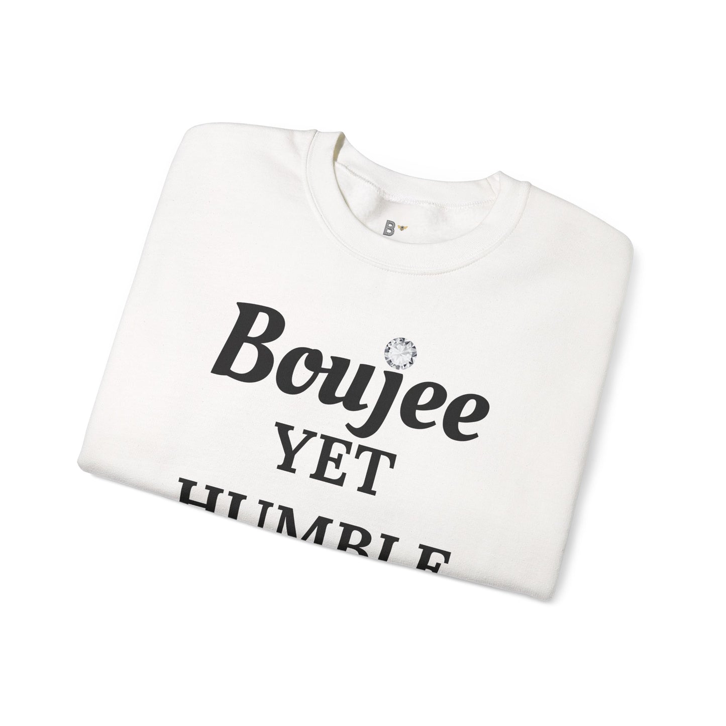 Boujee Yet Humble & Basic - Heavy Blend™ Light Colors Crewneck Sweatshirt