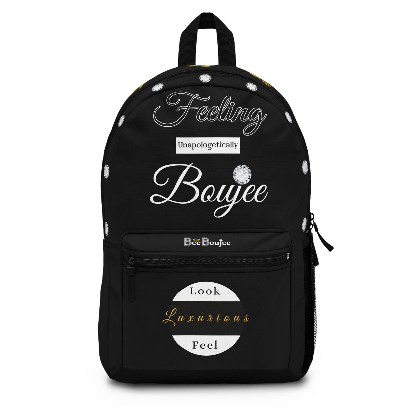 Feeling Boujee DIAMONDS - Backpack BLACK