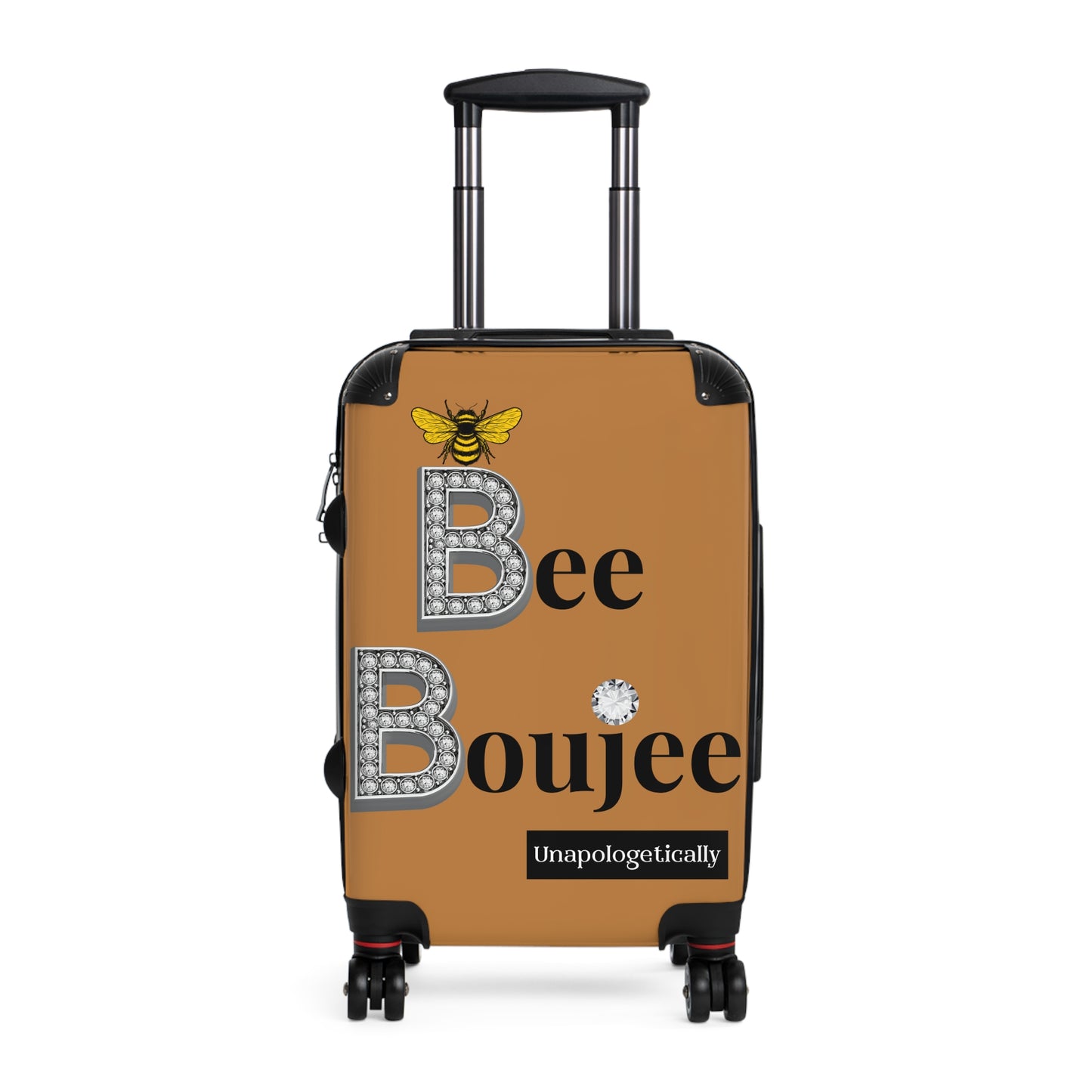 Bee Boujee Luggage - LIGHT BROWN