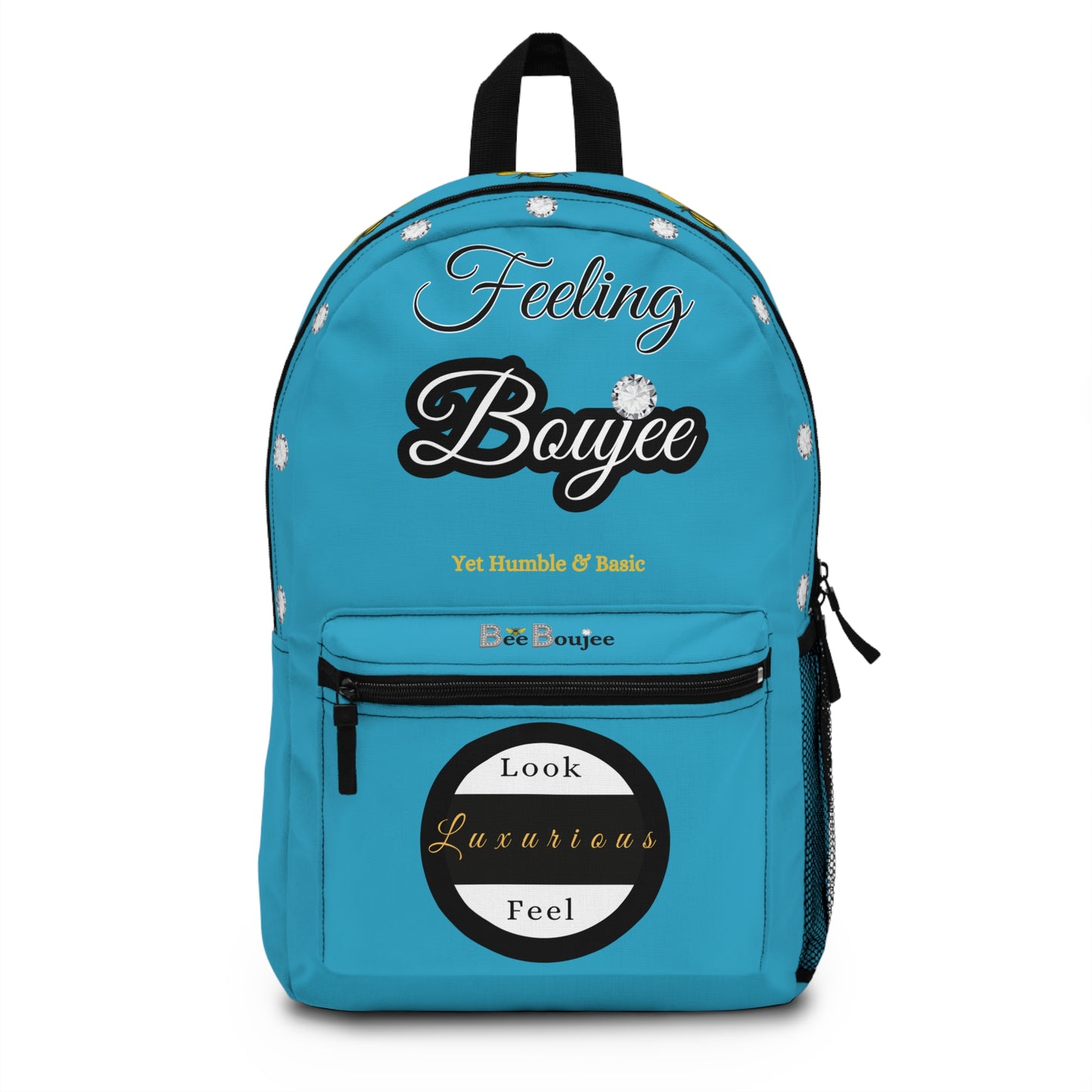 Feeling Boujee DIAMONDS - Backpack TURQUOISE