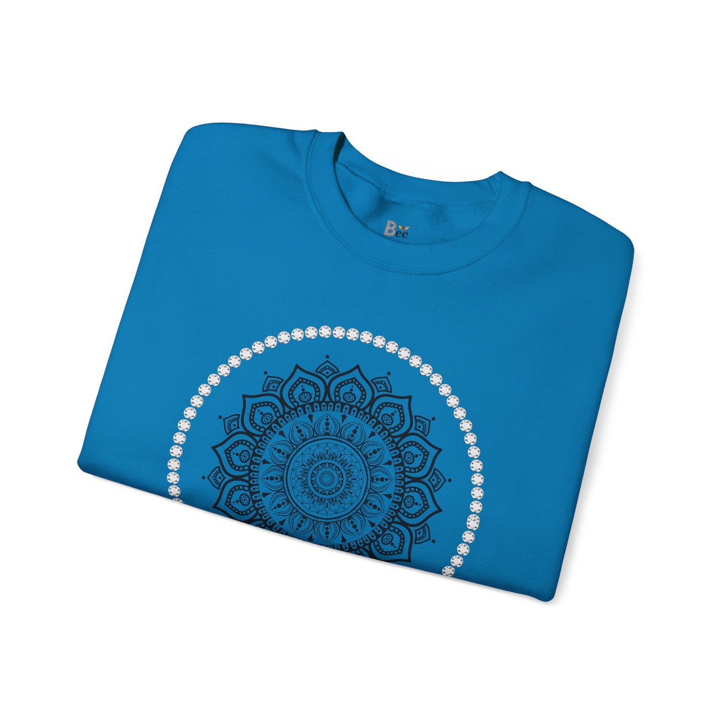 Boujee Black Burst - Heavy Blend™ Light Colors Crewneck Sweatshirt