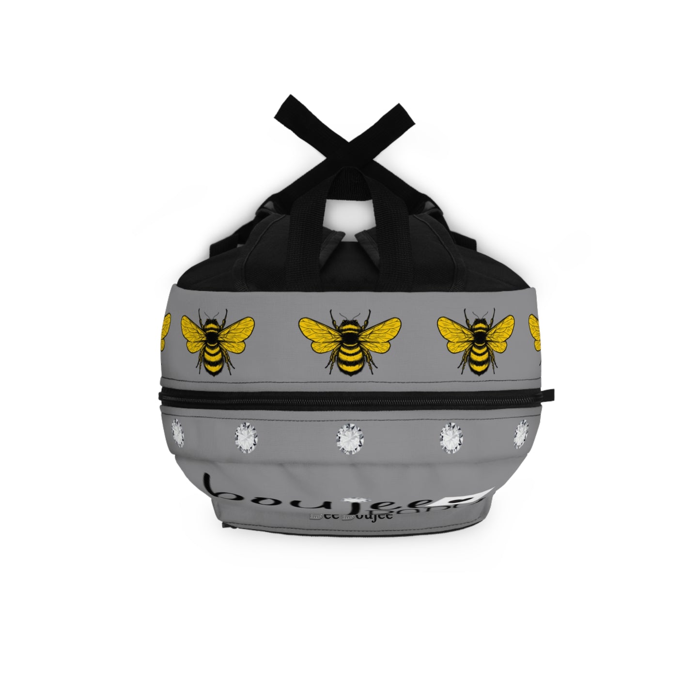 Boujee Baby DIAMONDS - Backpack GREY