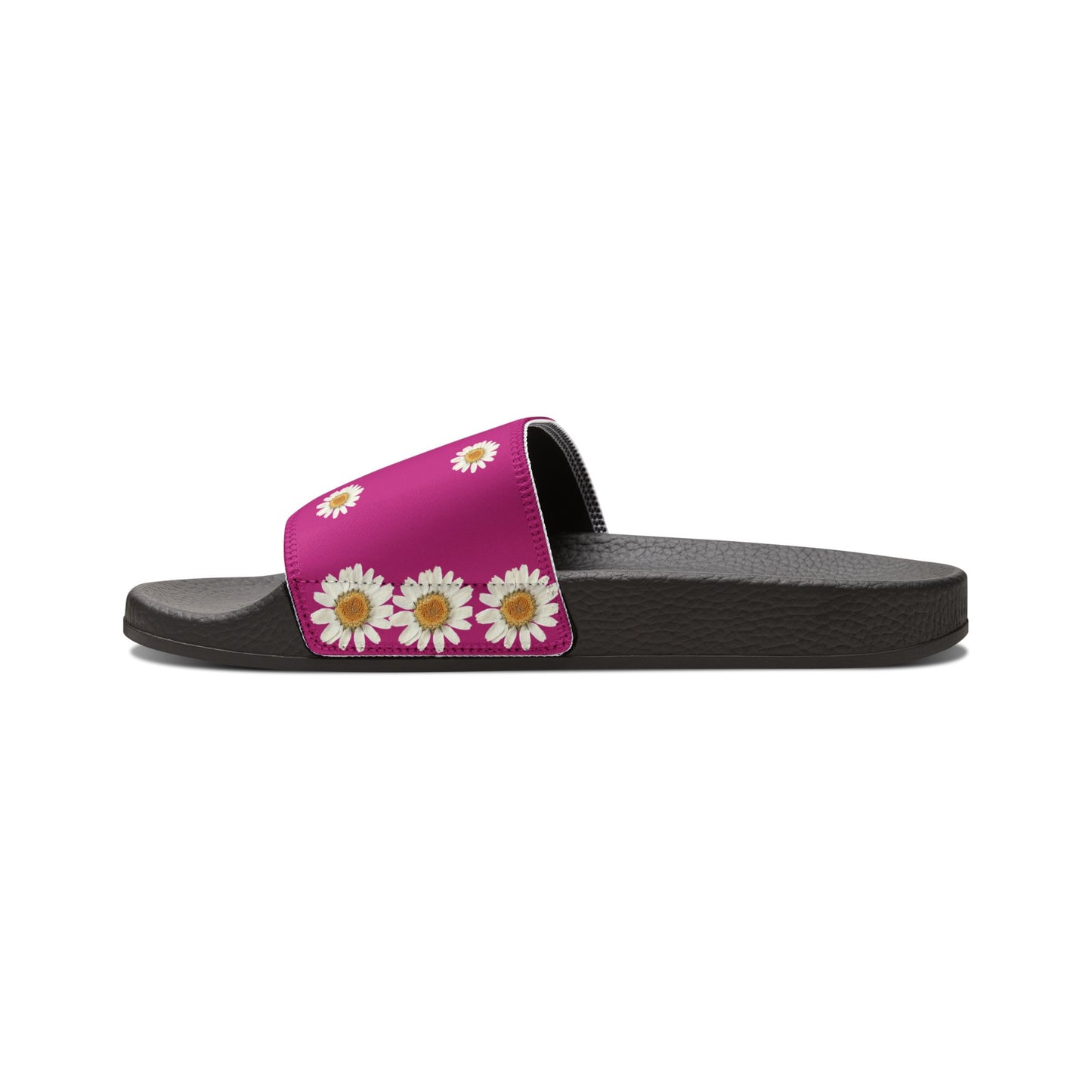 Bee Boujee - PINK Flowers Women's Removable-Strap Sandals