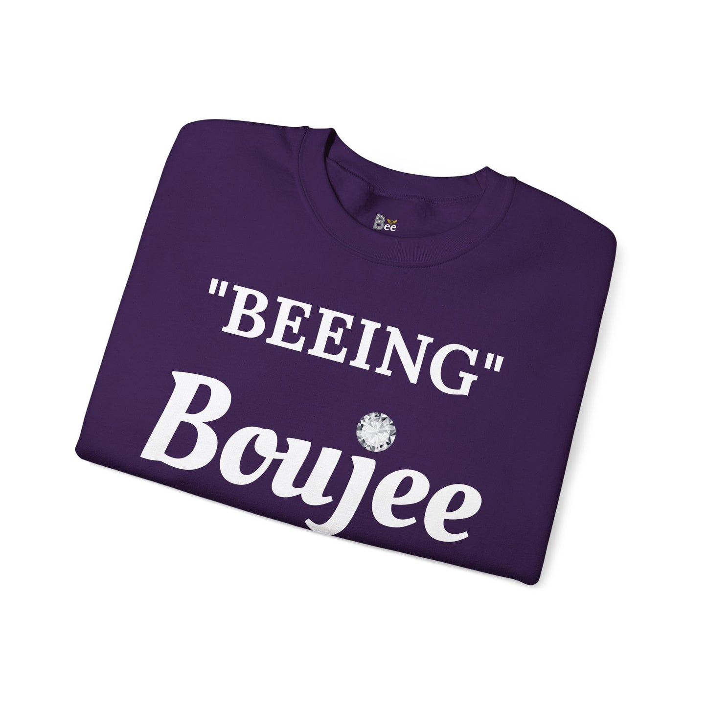 "Beeing" Boujee Ain't Easy- Heavy Blend™ Dark Colors Crewneck Sweatshirt