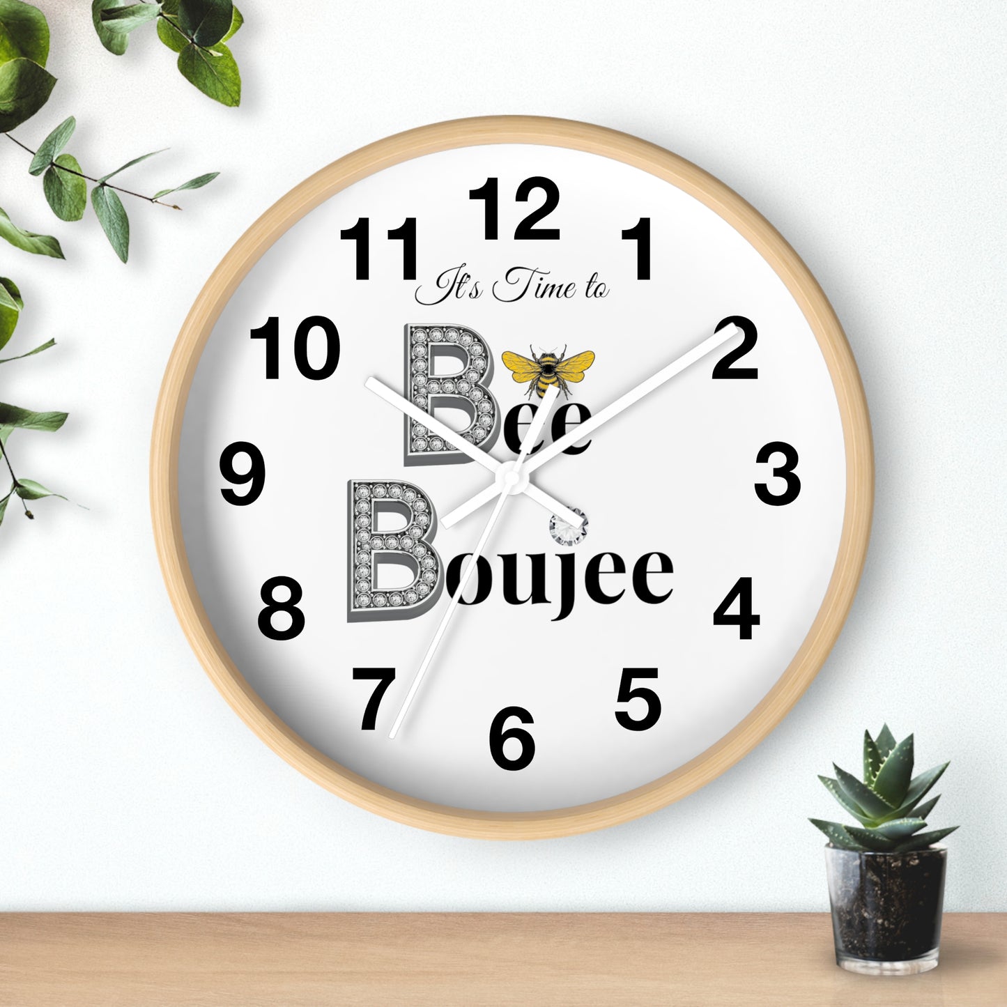 "Bee" Boujee - Wall Clock