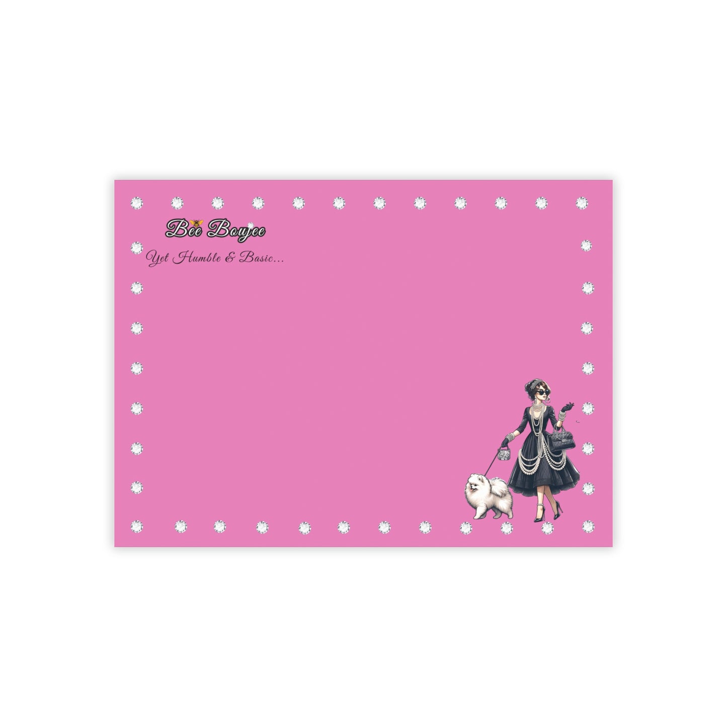 Bee Boujee DIAMONDS Stroll 02 - Post-it® Note Pads 8x6