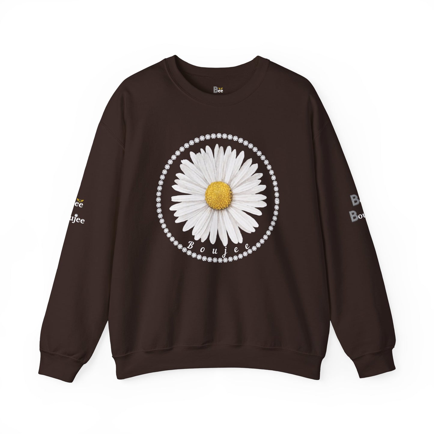 Boujee Daisy - Heavy Blend™ Dark Colors Crewneck Sweatshirt