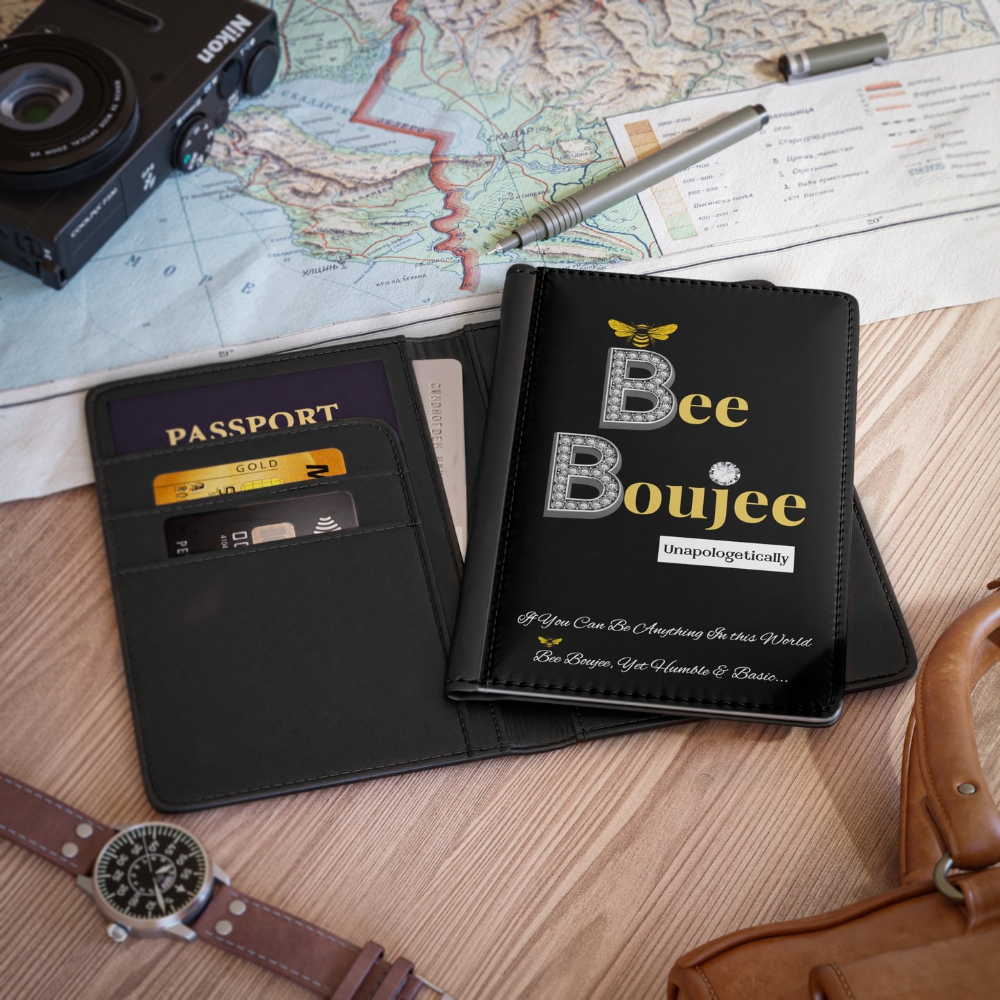 Boujee Passport Cover - RFID Blocking