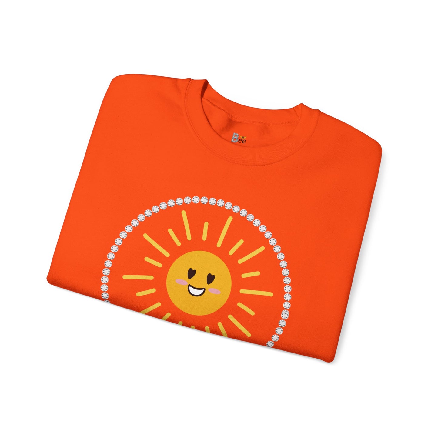 Boujee Golden Sunshine - Heavy Blend™ Light Colors Crewneck Sweatshirt