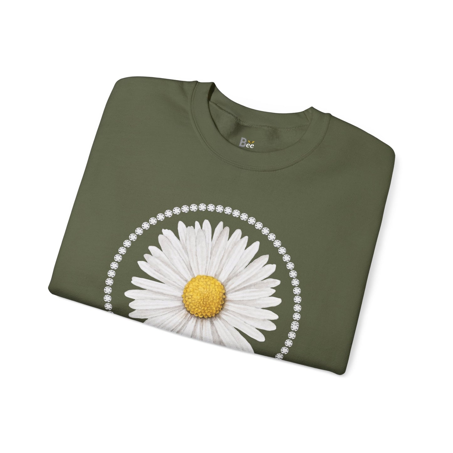Boujee Daisy - Heavy Blend™ Dark Colors Crewneck Sweatshirt