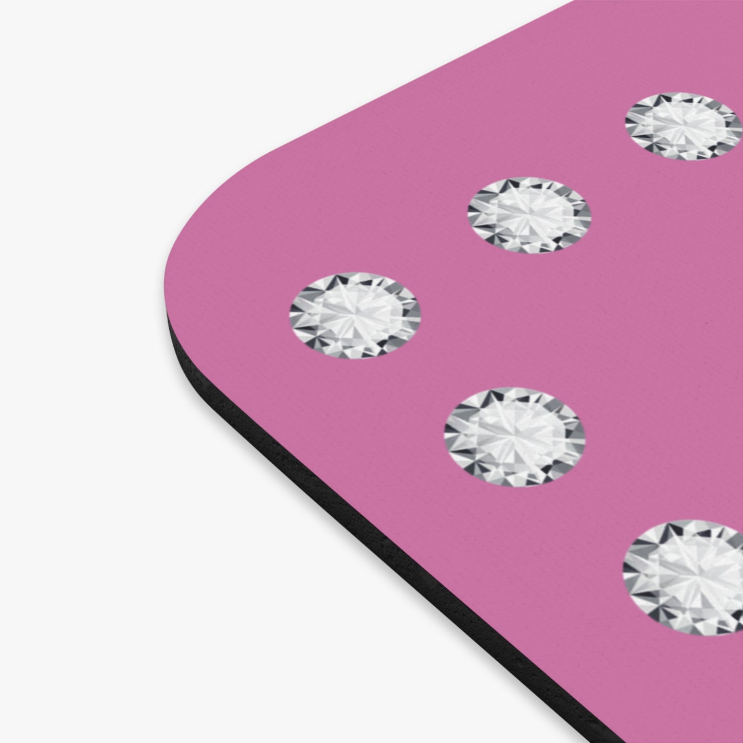 Boujee in Diamonds Mouse Pad PINK (Rectangle)