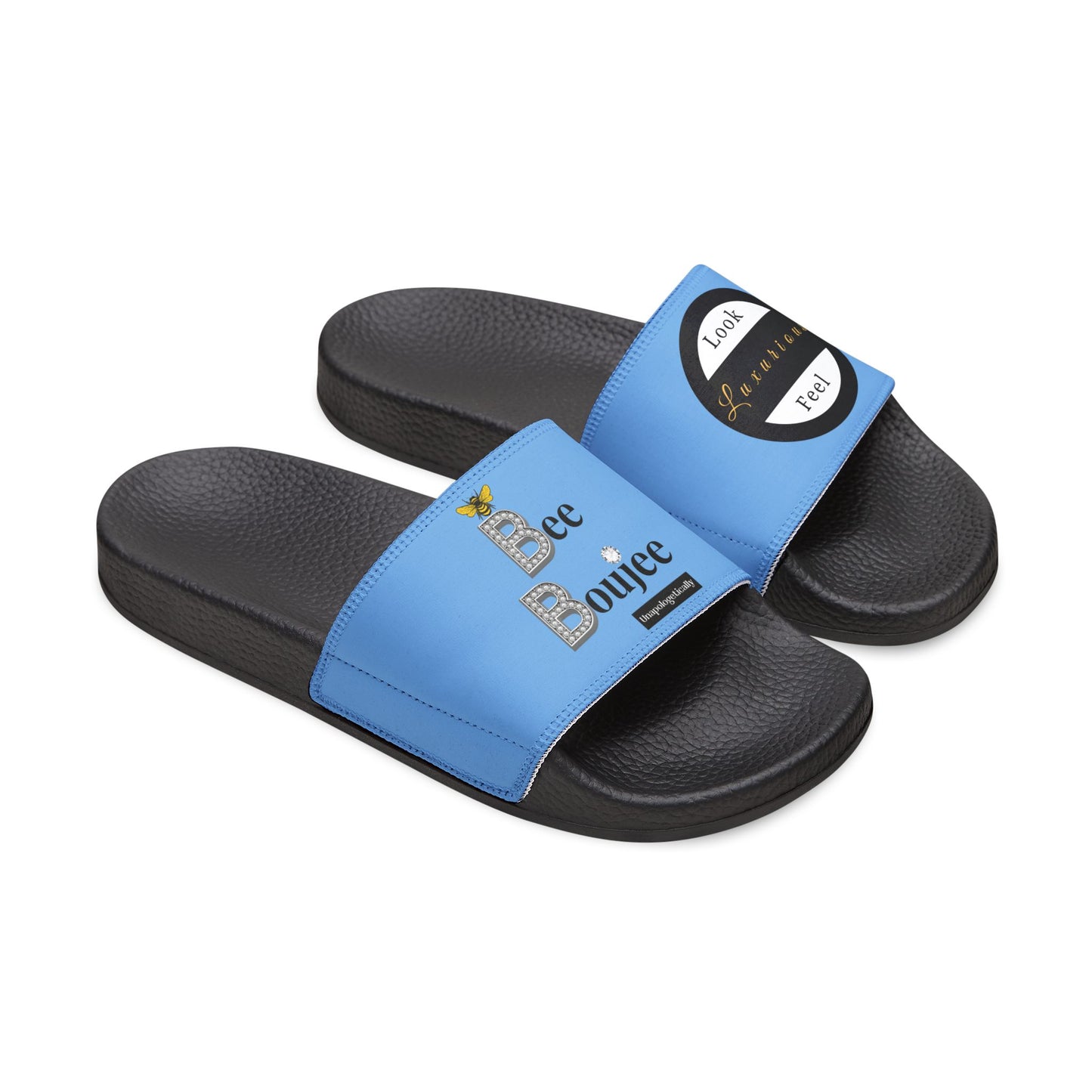 Bee Boujee - LIGHT BLUE Women's Removable-Strap Sandals