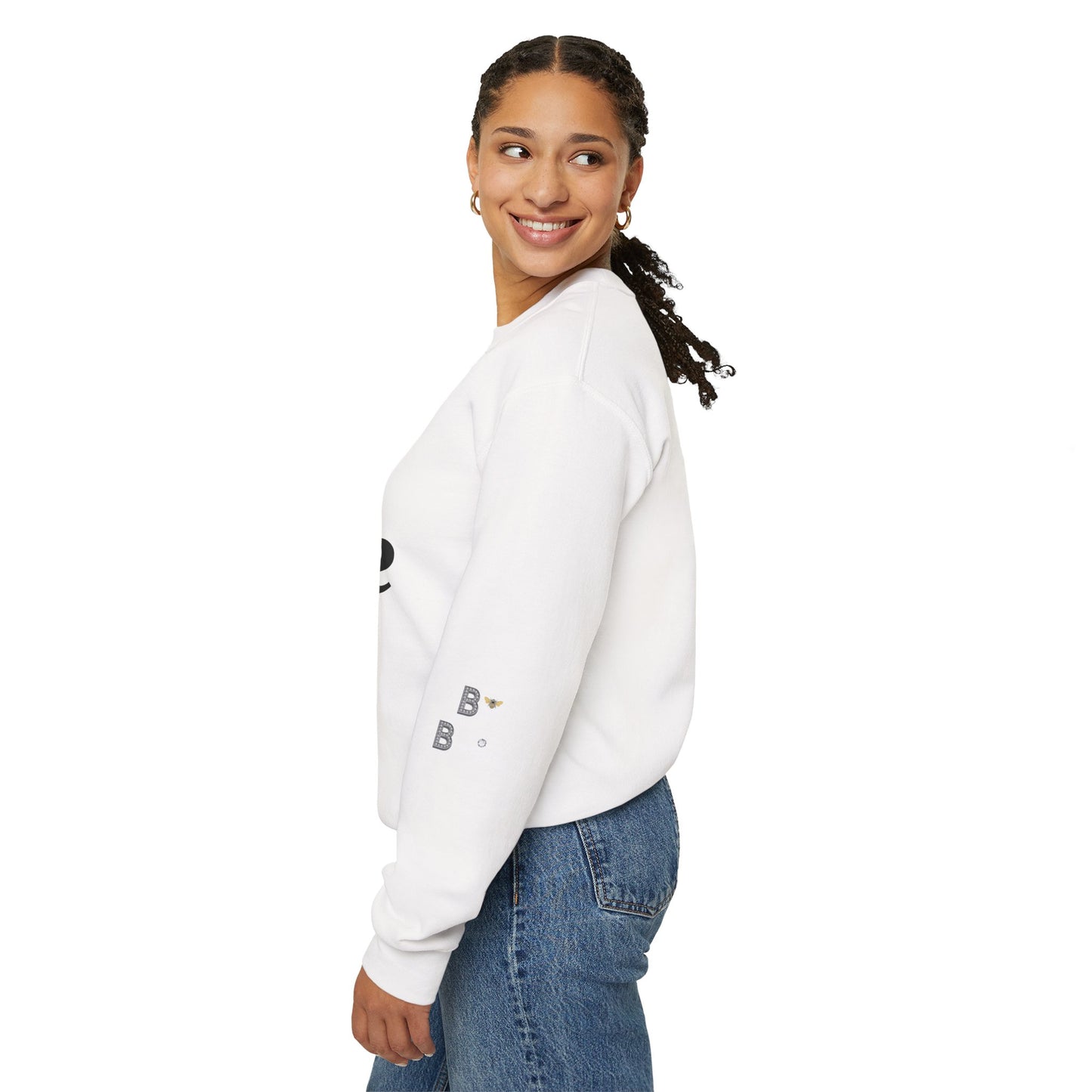 "Beeing" Boujee Ain't Easy- Heavy Blend™ Light Colors Crewneck Sweatshirt