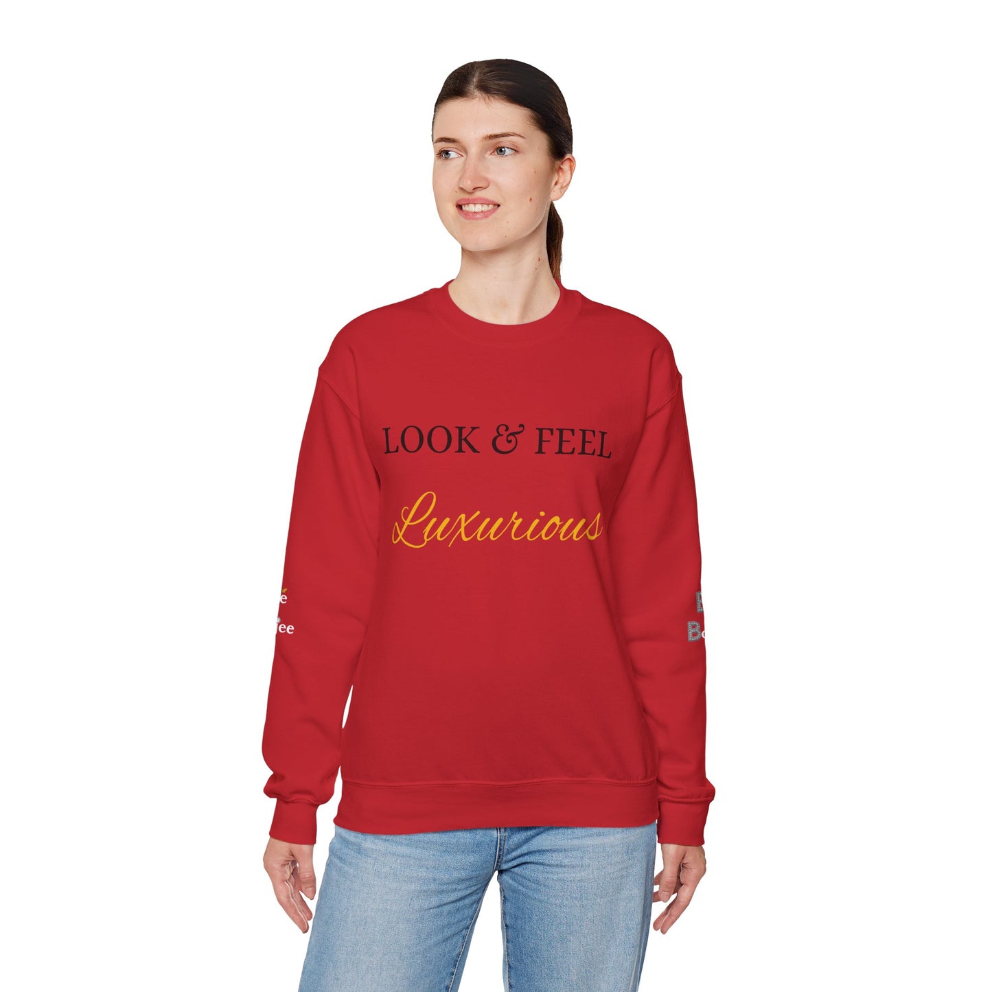 Look & Feel Luxurious - Heavy Blend™ Light Colors Crewneck Sweatshirt
