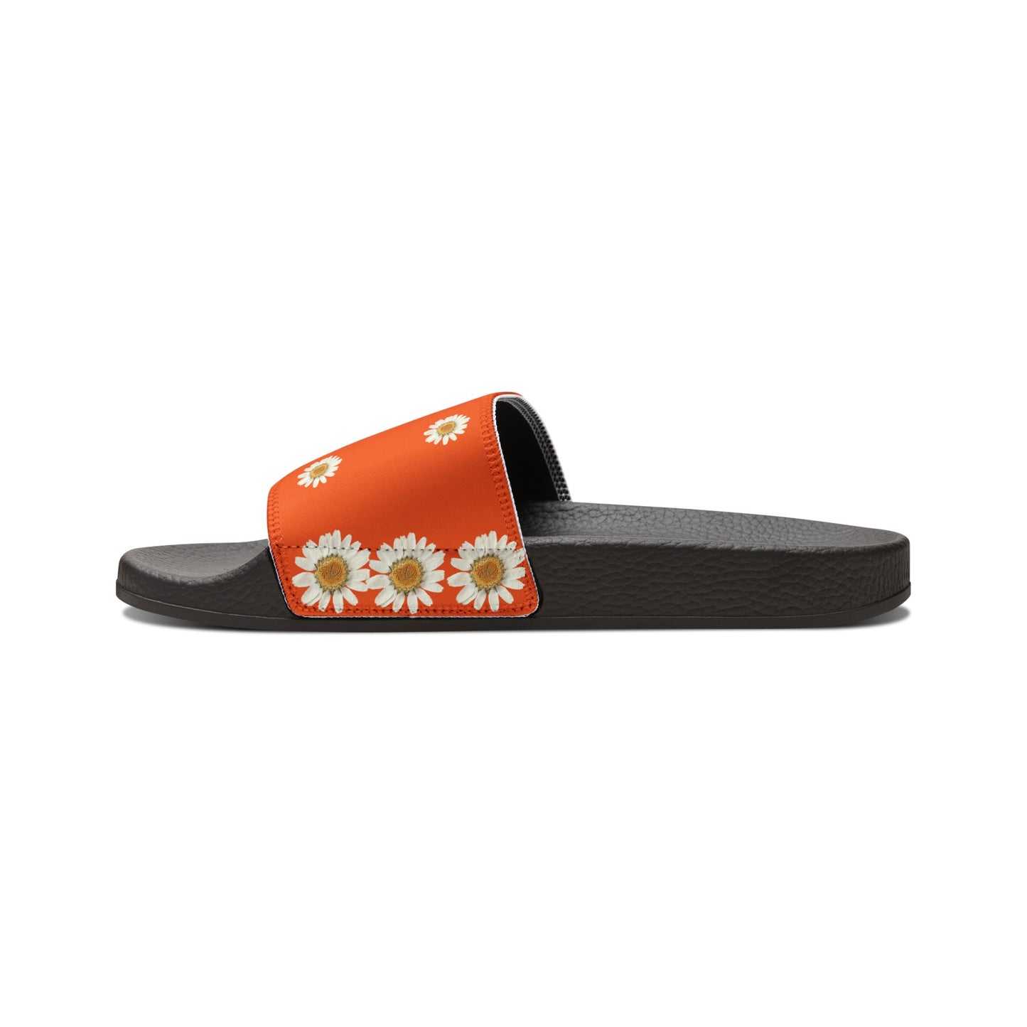 Bee Boujee - DARK ORANGE Flowers Women's Removable-Strap Sandals