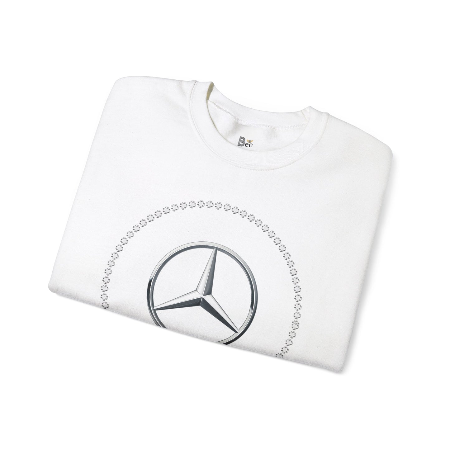 Boujee Benz Emblem - Heavy Blend™ Light Colors Crewneck Sweatshirt