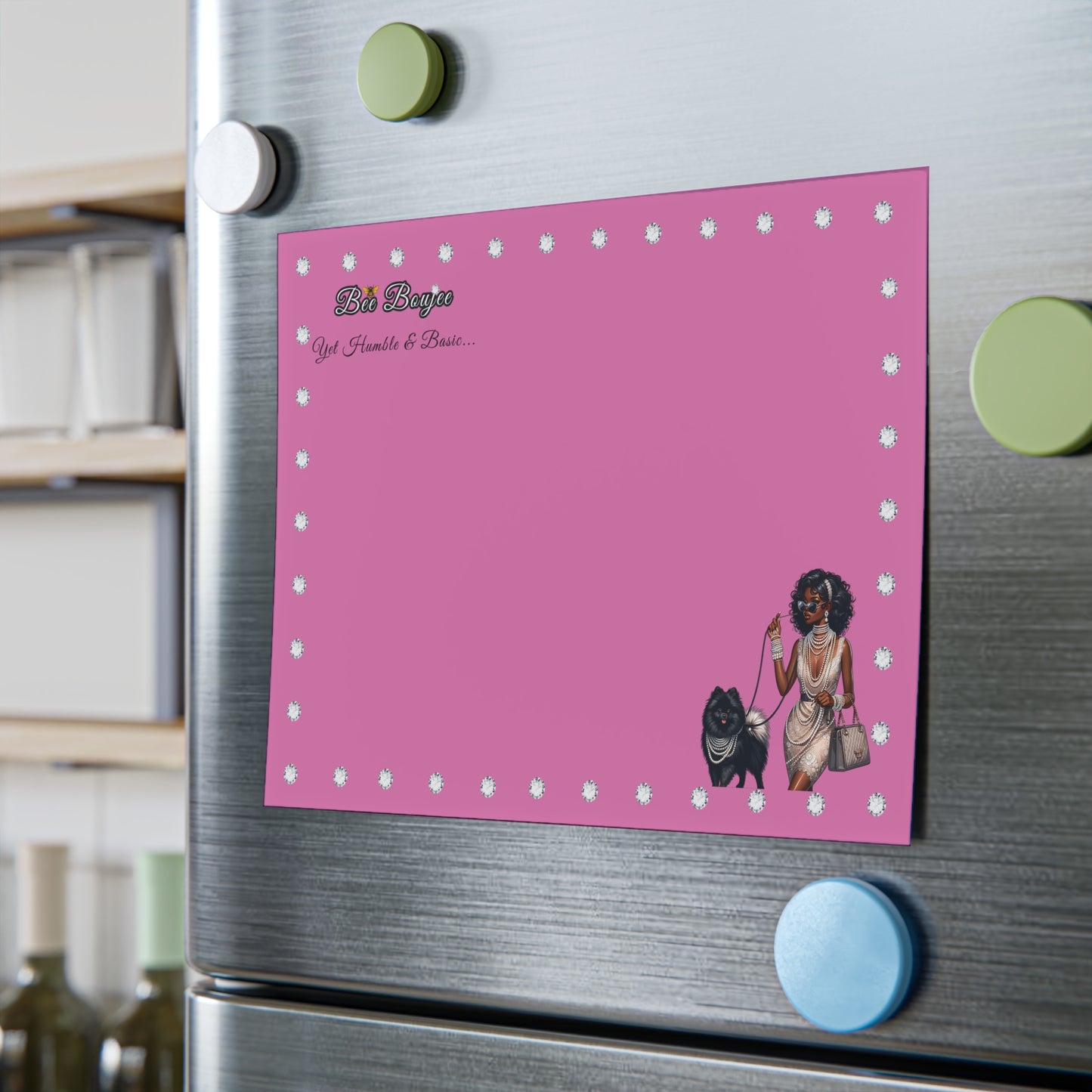 Bee Boujee DIAMONDS Stroll 04 - Post-it® Note Pads 8x6