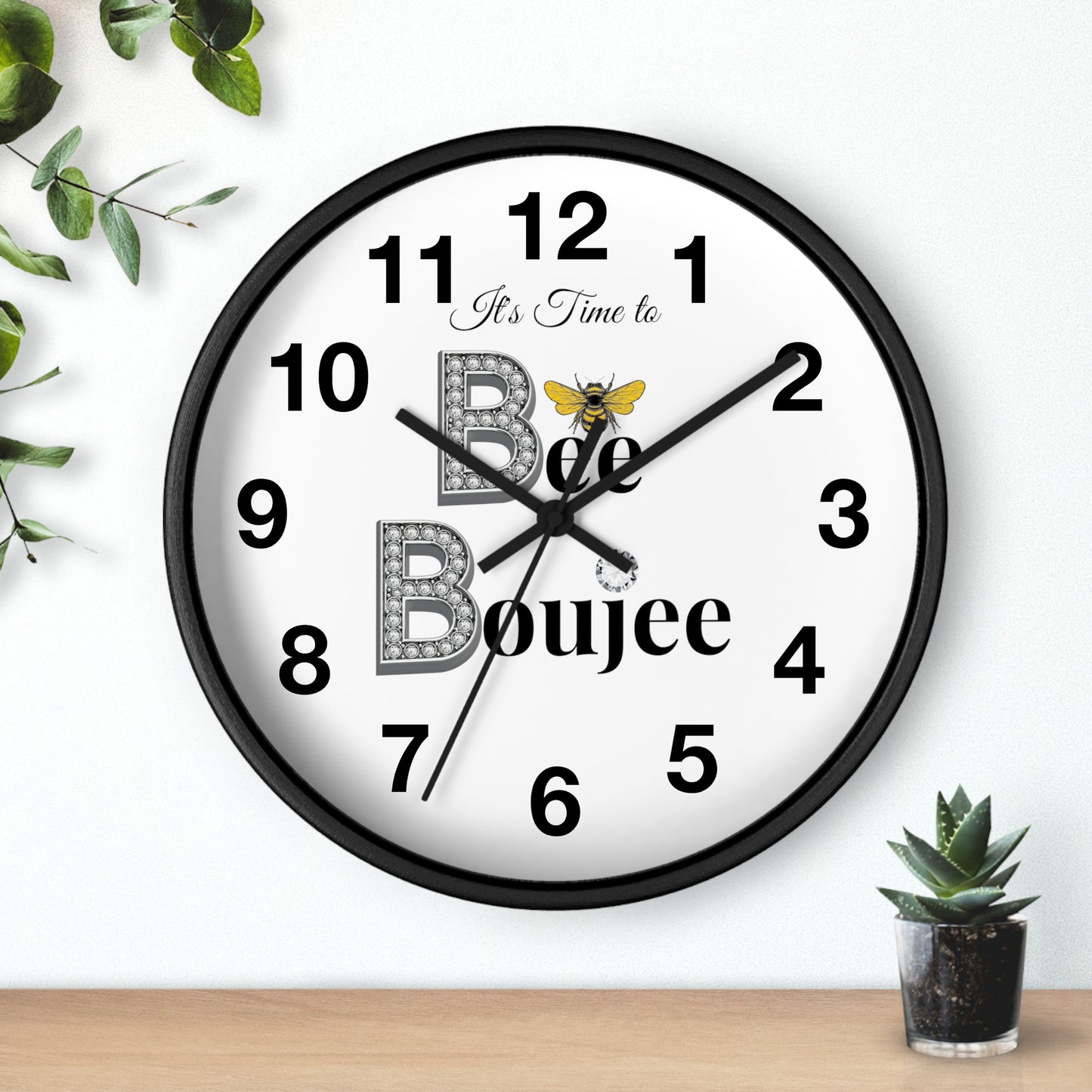 "Bee" Boujee - Wall Clock