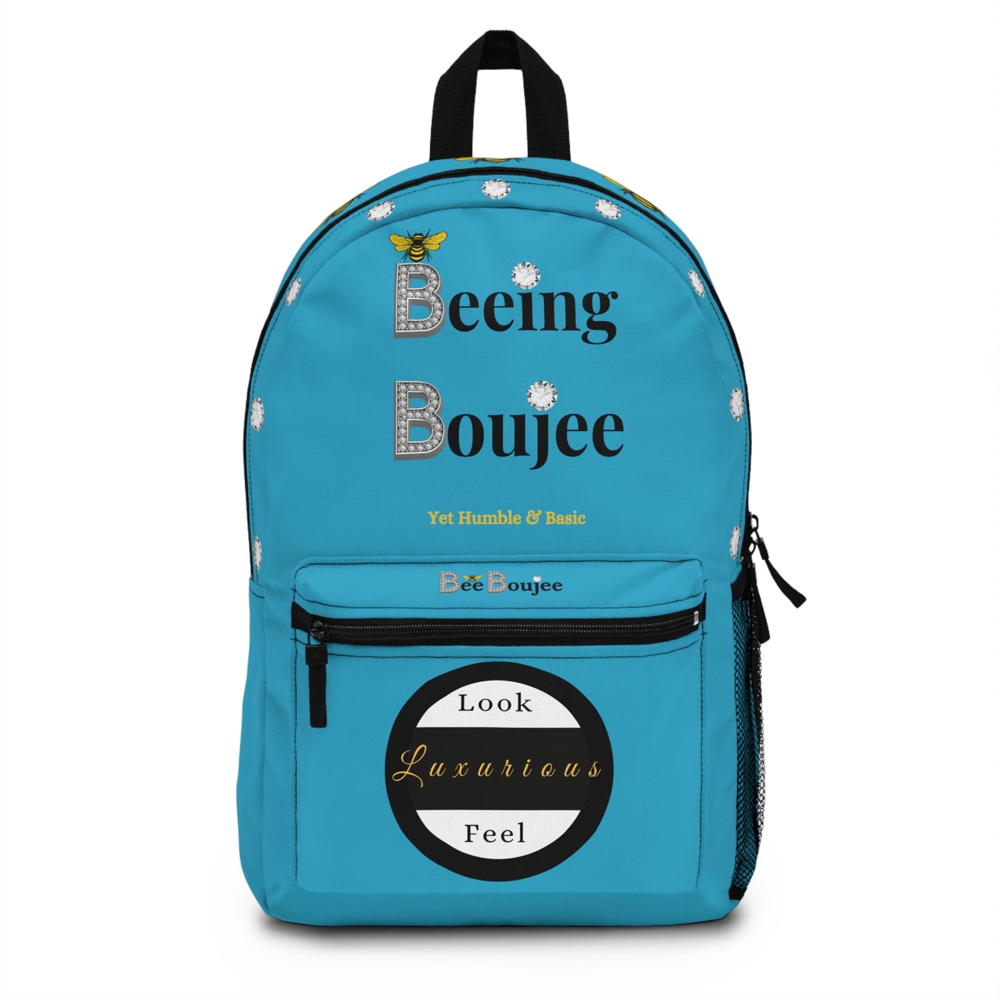 Beeing Boujee DIAMONDS - Backpack TURQUOISE