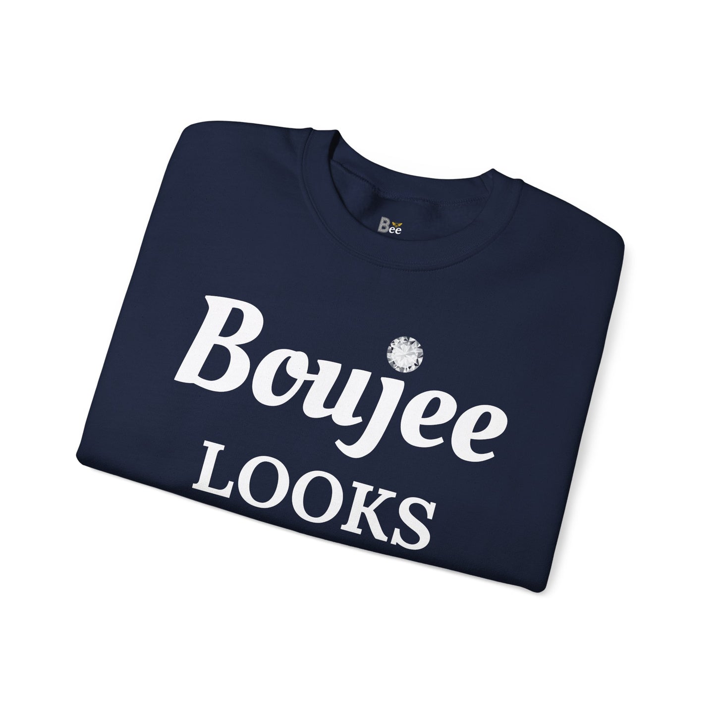 Boujee Looks Good On You - Heavy Blend™ Dark Colors Crewneck Sweatshirt