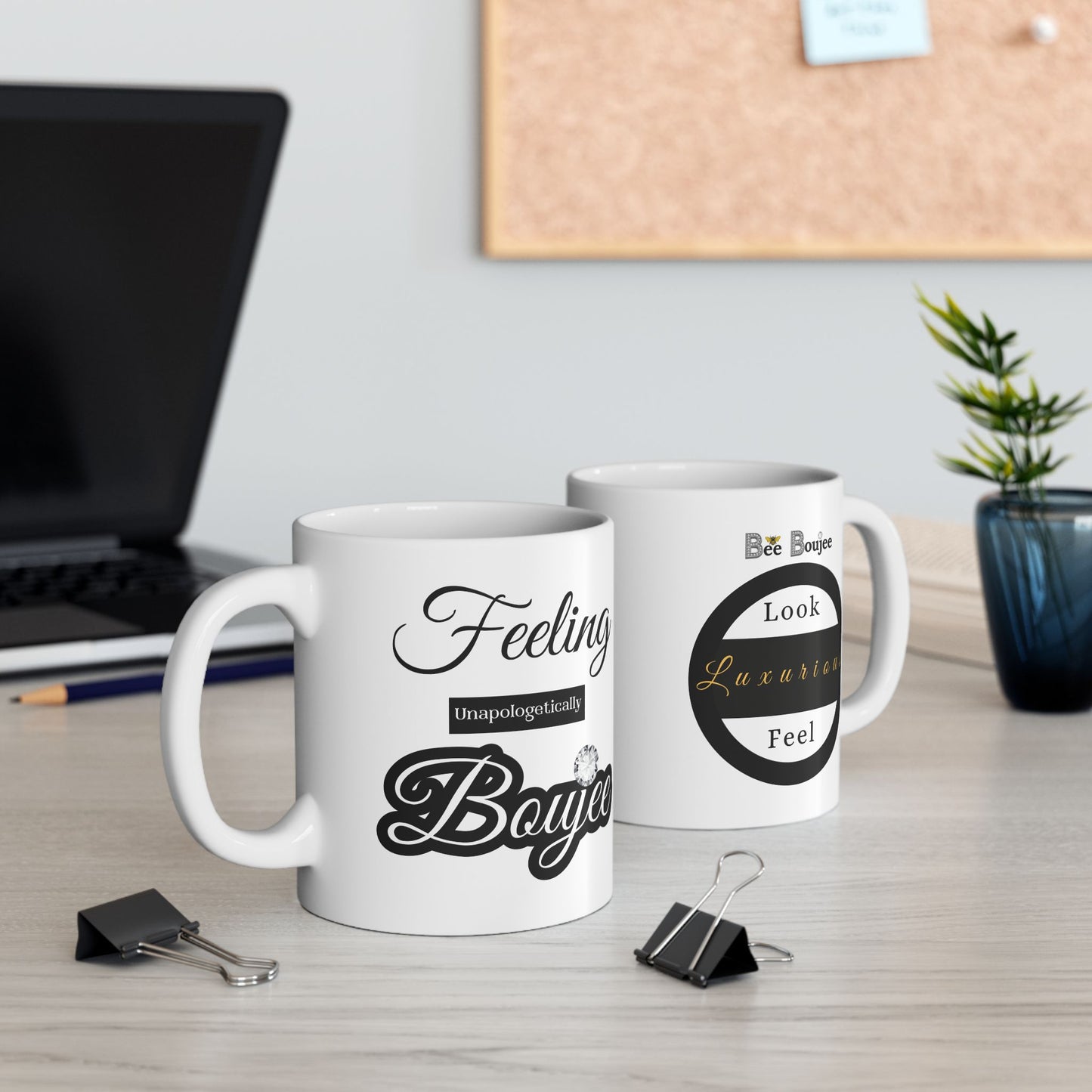 Feeling Boujee - Mug WHITE 11oz