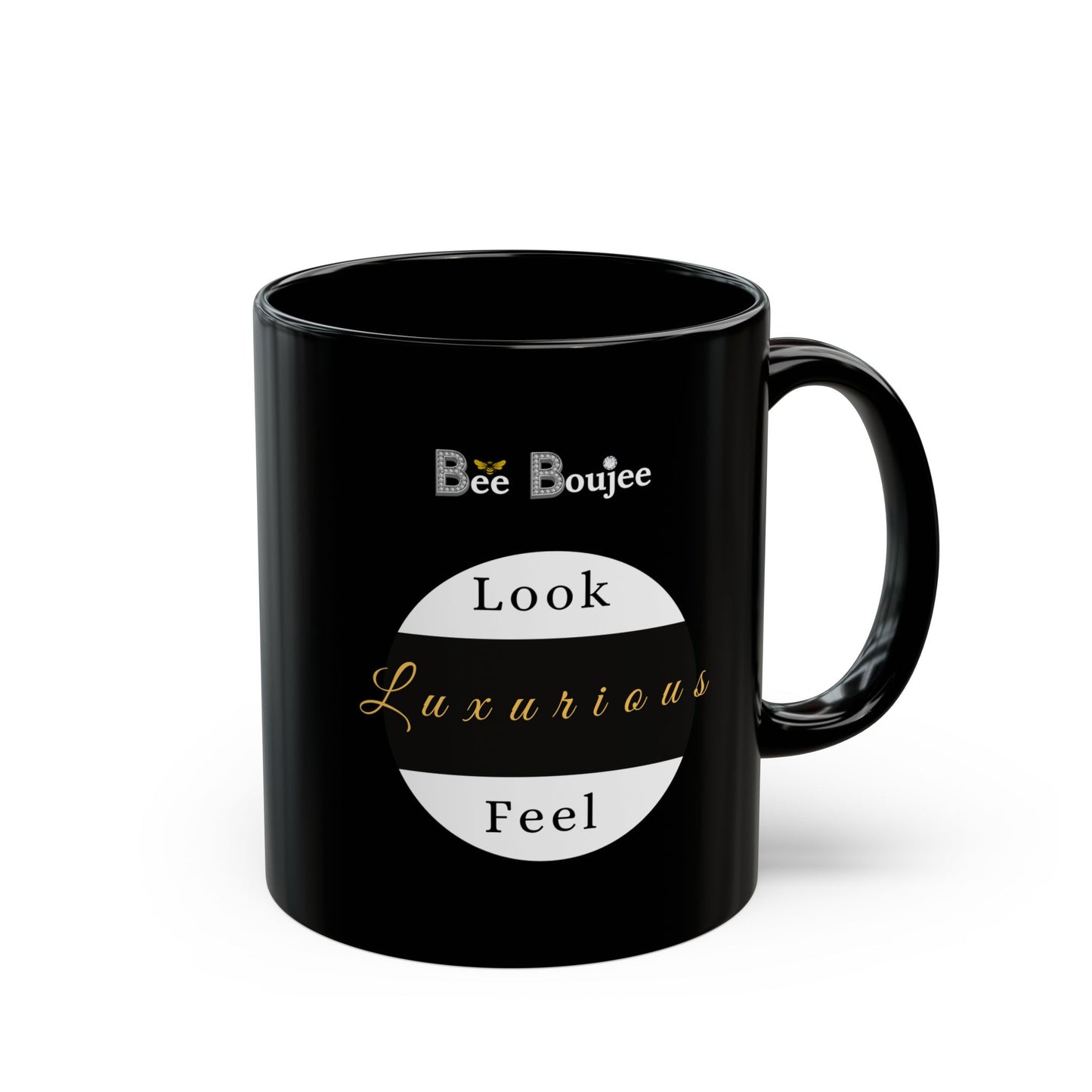 Feeling Boujee - Mug BLACK 11oz