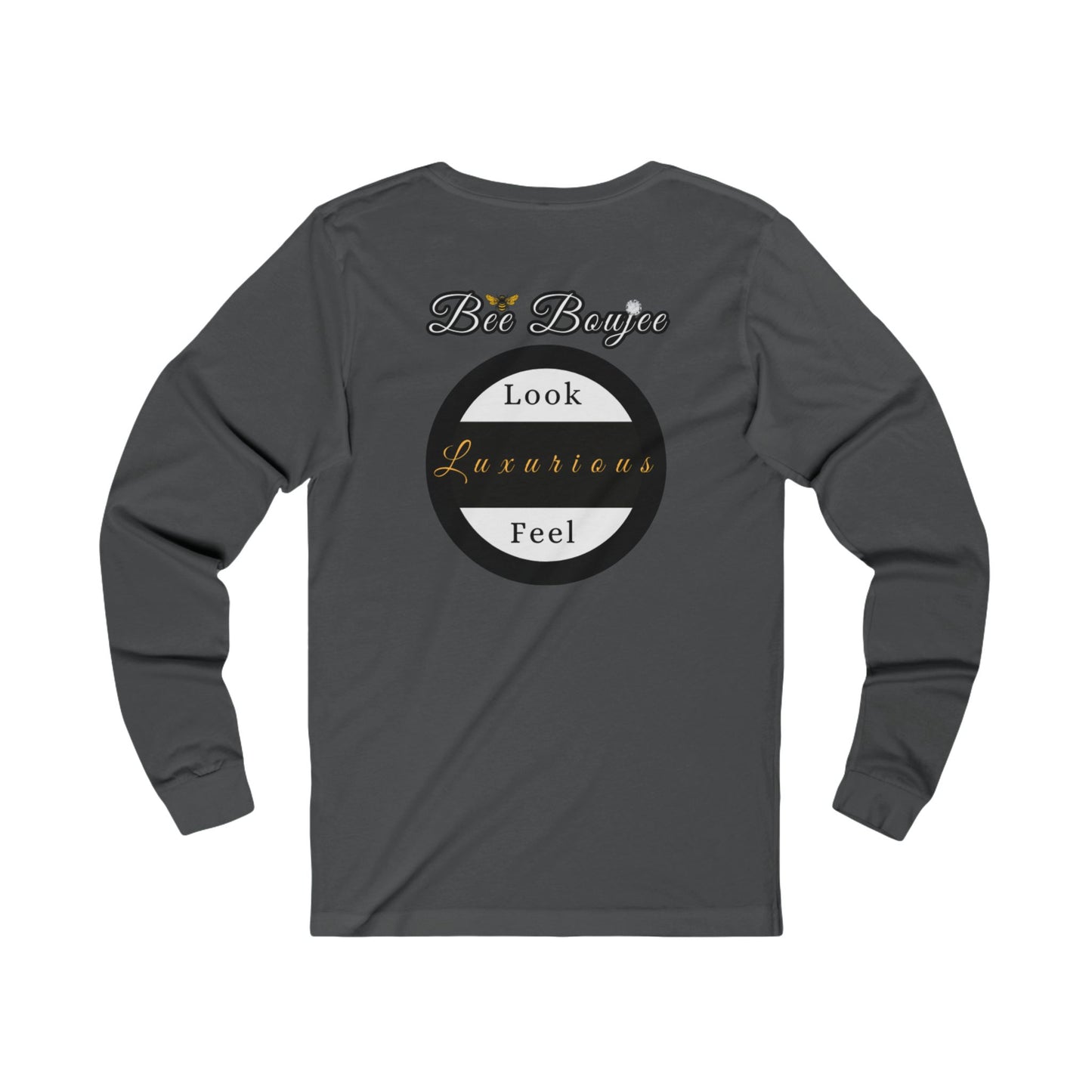 Halloween Booo in Boooujee - Jersey Long Sleeve Tee FAIR SKIN TONE