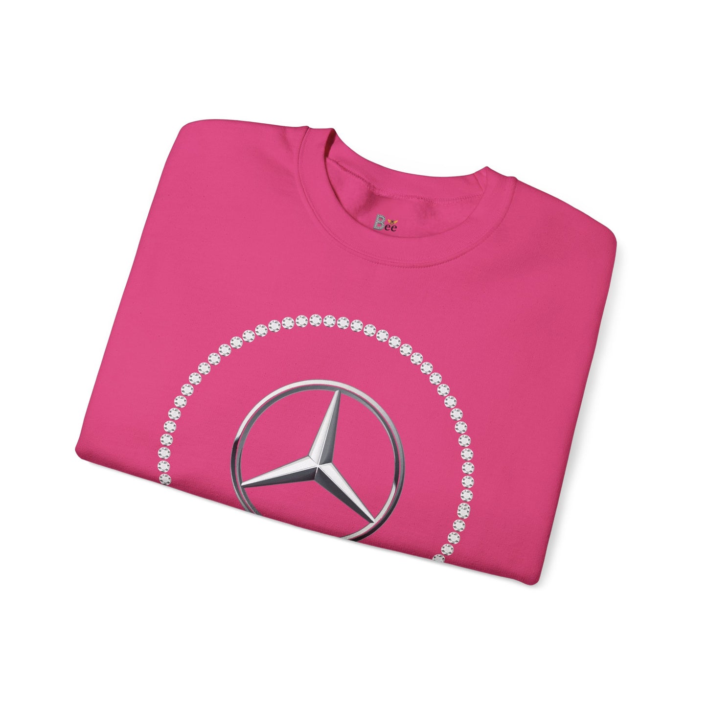 Boujee Benz Emblem - Heavy Blend™ Light Colors Crewneck Sweatshirt